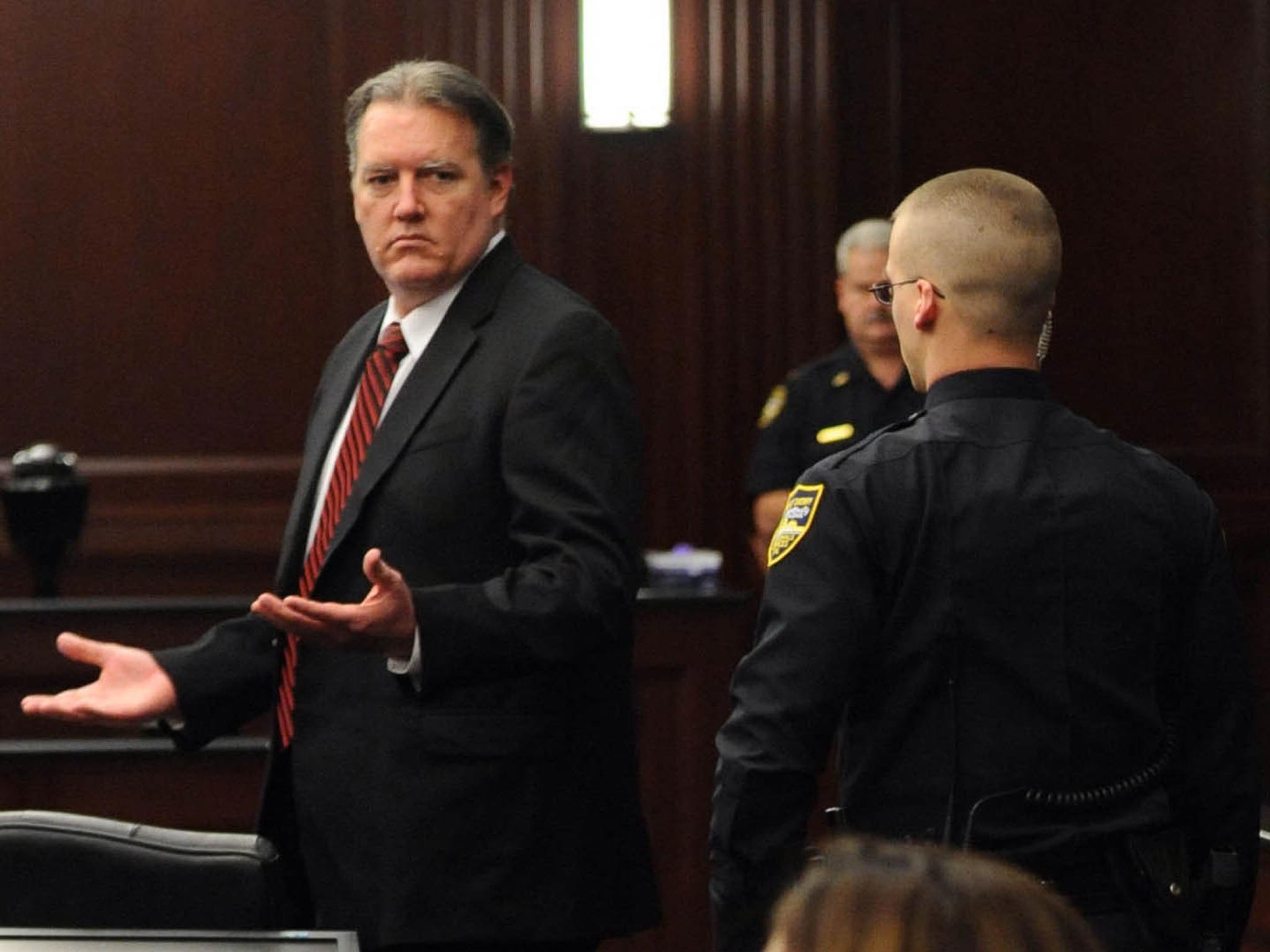 Michael Dunn reacts to the verdict in his trial for the murder of Jordan Davis