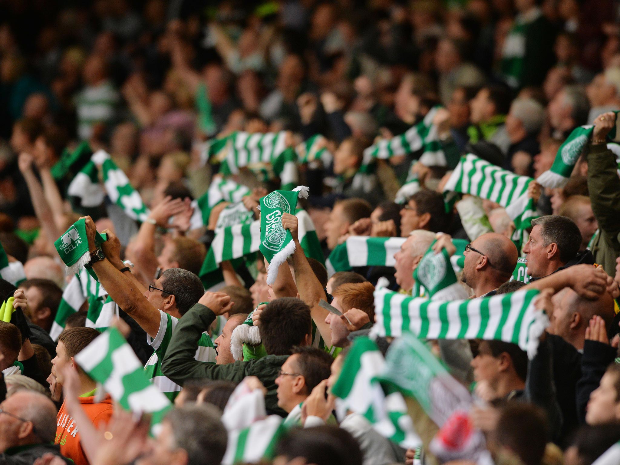 The song entered the charts after a campaign by Celtic fans