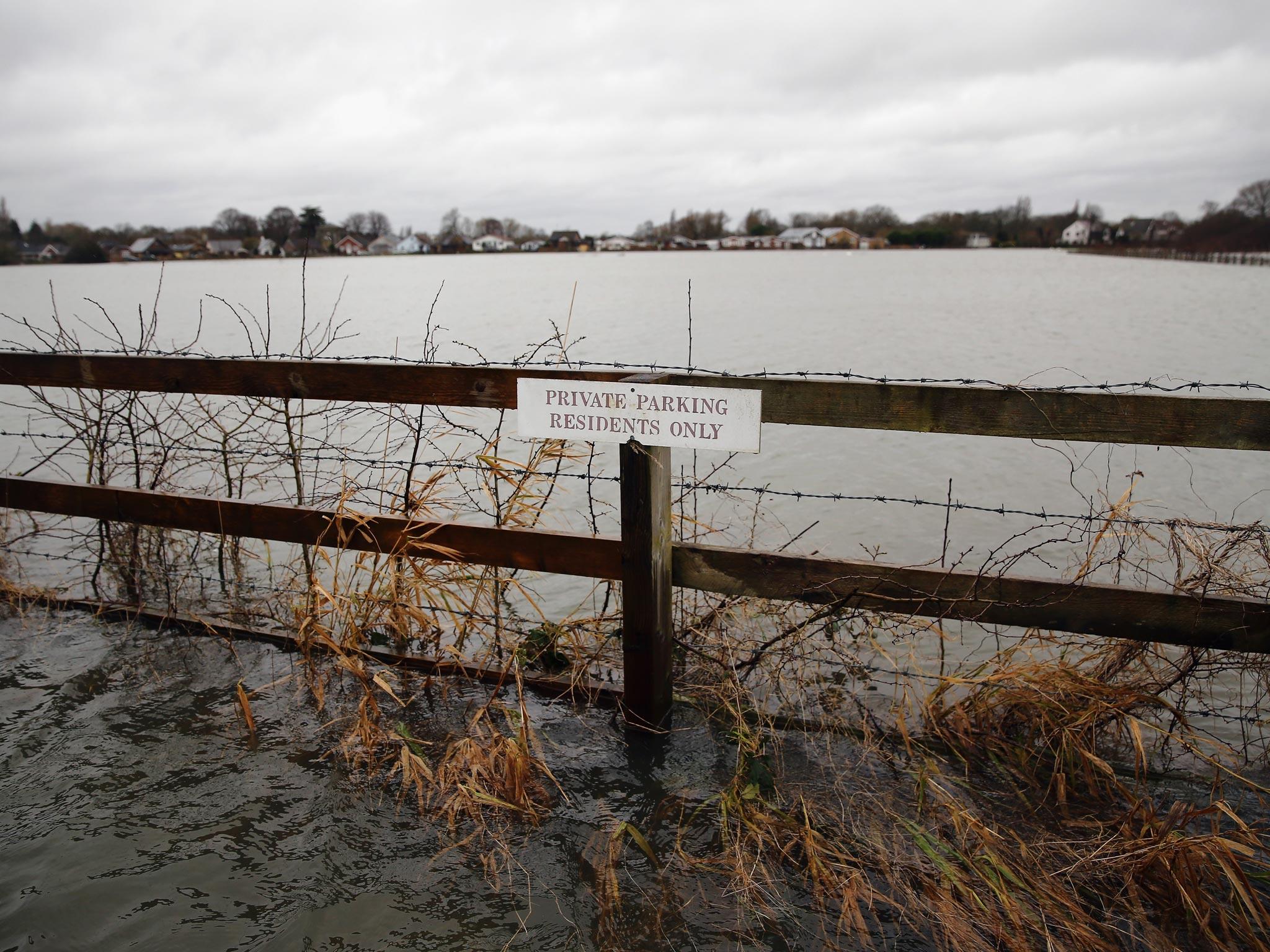 The floods are having a damaging effect on ecosystems 