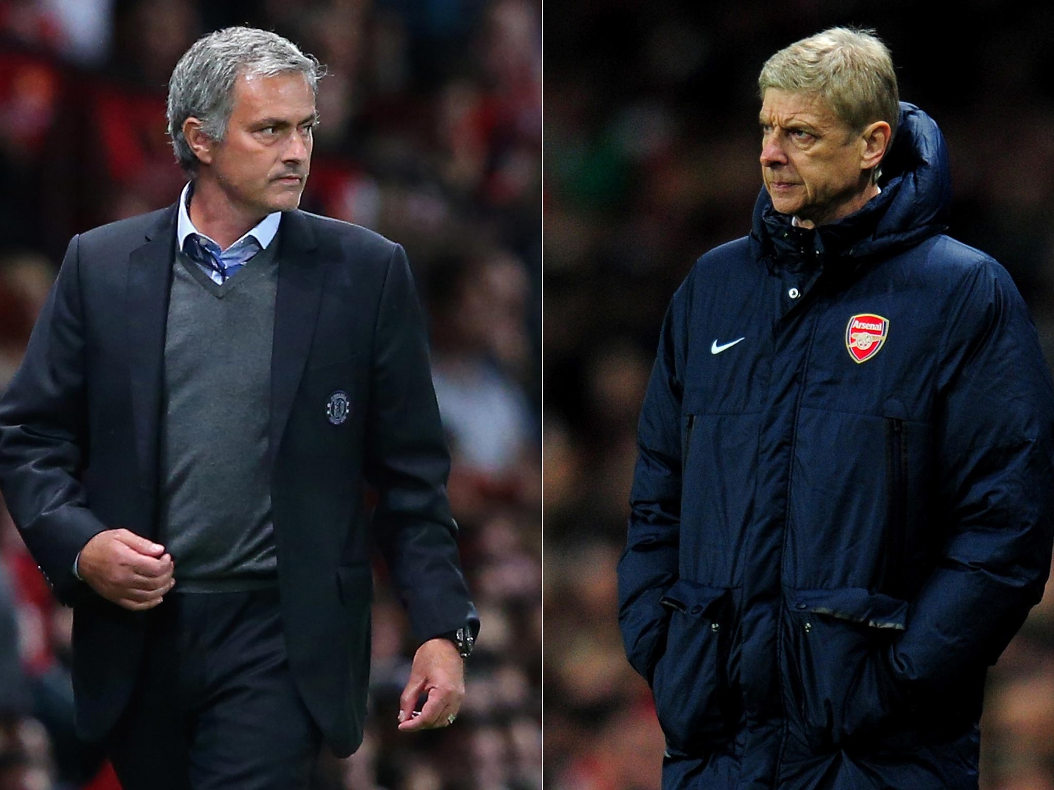 Jose Mourinho and Arsene Wenger are in a war of words