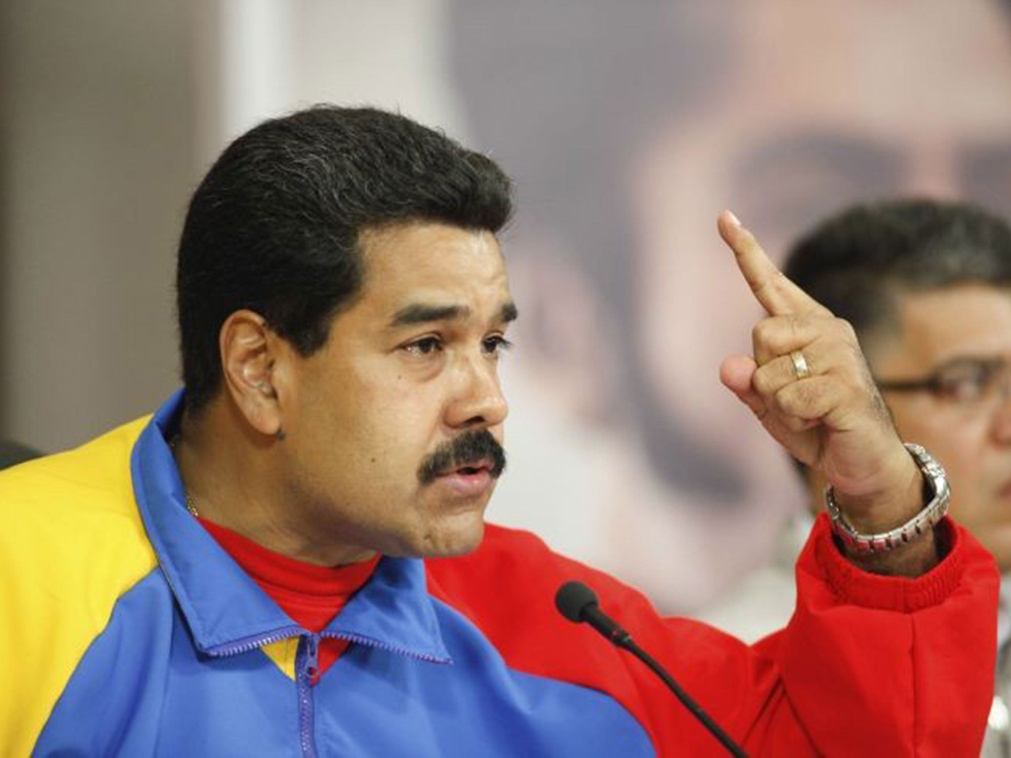 The Venezuelan president Nicolas Maduro