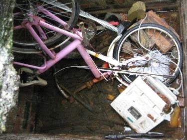 Pink ladies bike and fax machine found at East Kilbride