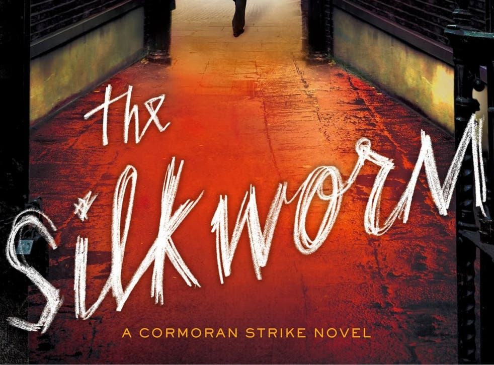 The sleeve of JK Rowling's next crime novel The Silkworm, published under her pseudonym Robert Galbraith