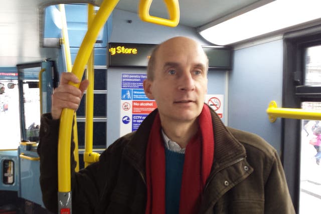 Andrew Adonis on the 453 at Regent Street