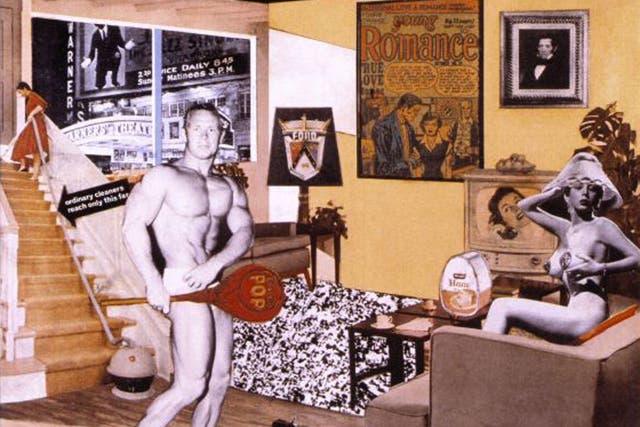 Richard Hamilton's 'Just what is it that makes today's homes so different, so appealing?' (1956) (Estate of Richard Hamilton)