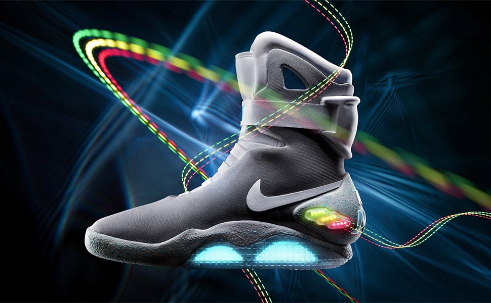 Nike back to the future self lacing shoes sale