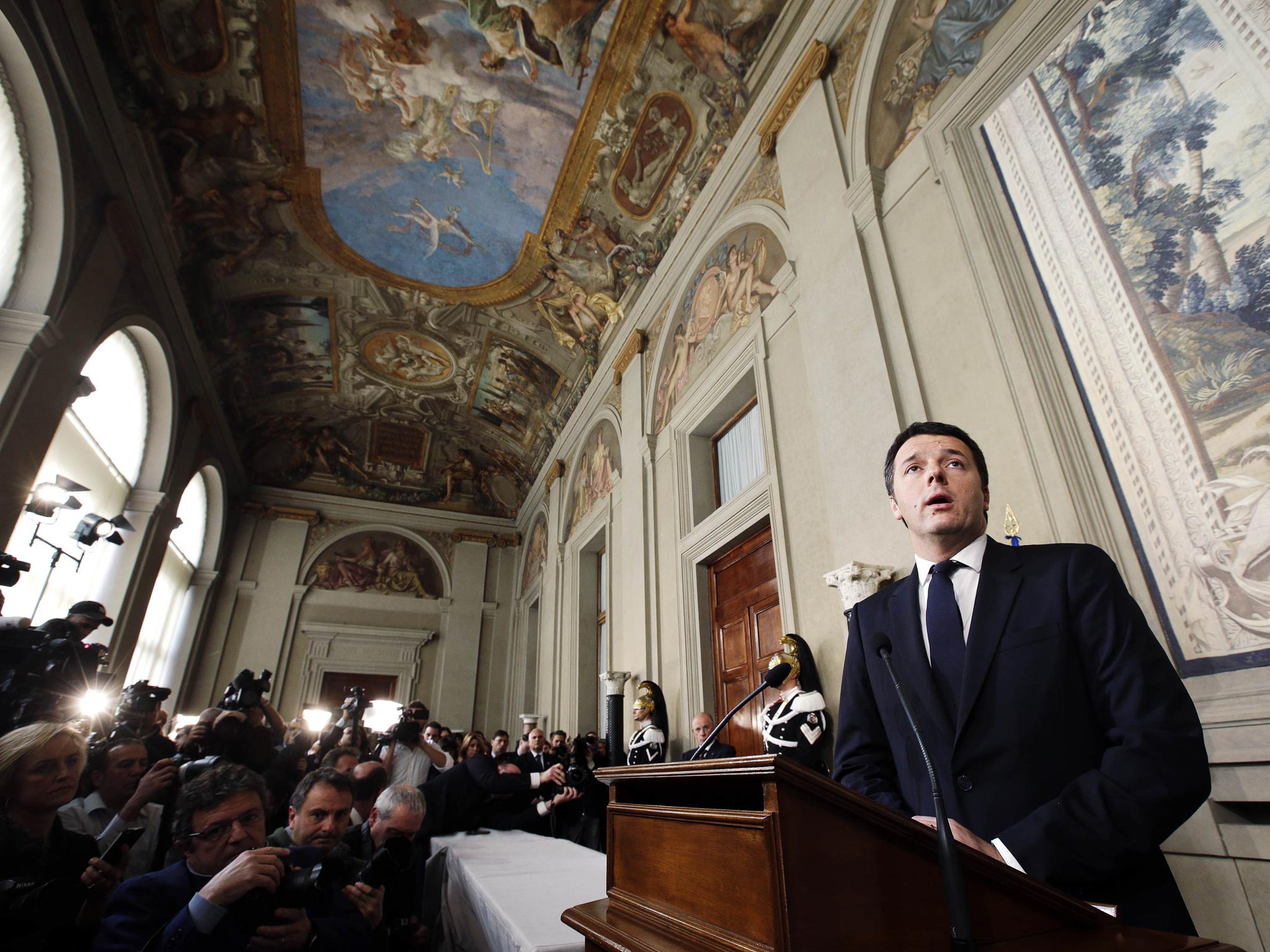 Matteo Renzi has a mountain to climb if he is to sort out the country’s crippling problems