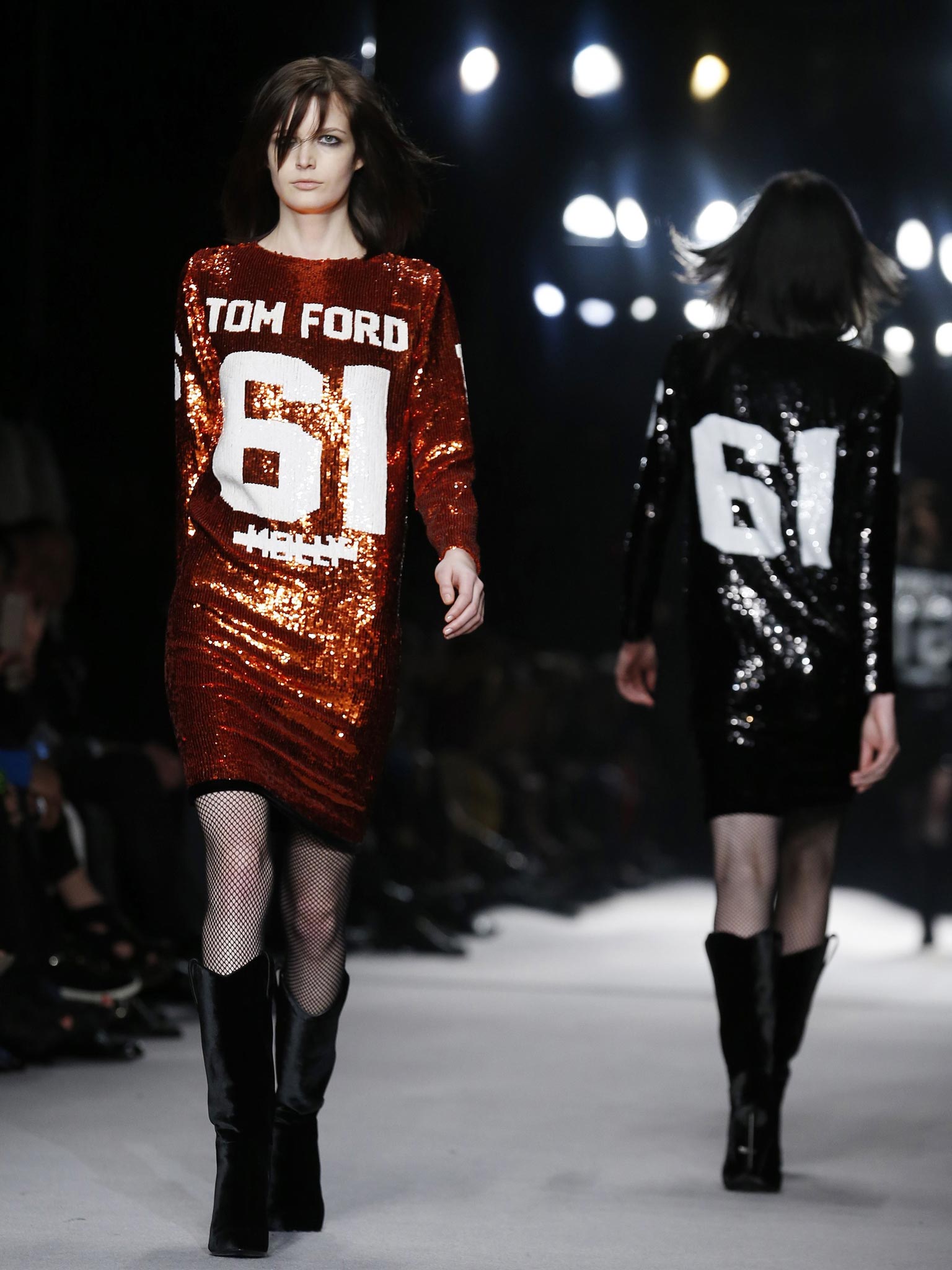 Tom Ford’s creations showed there is no mistaking him for anything other than American
