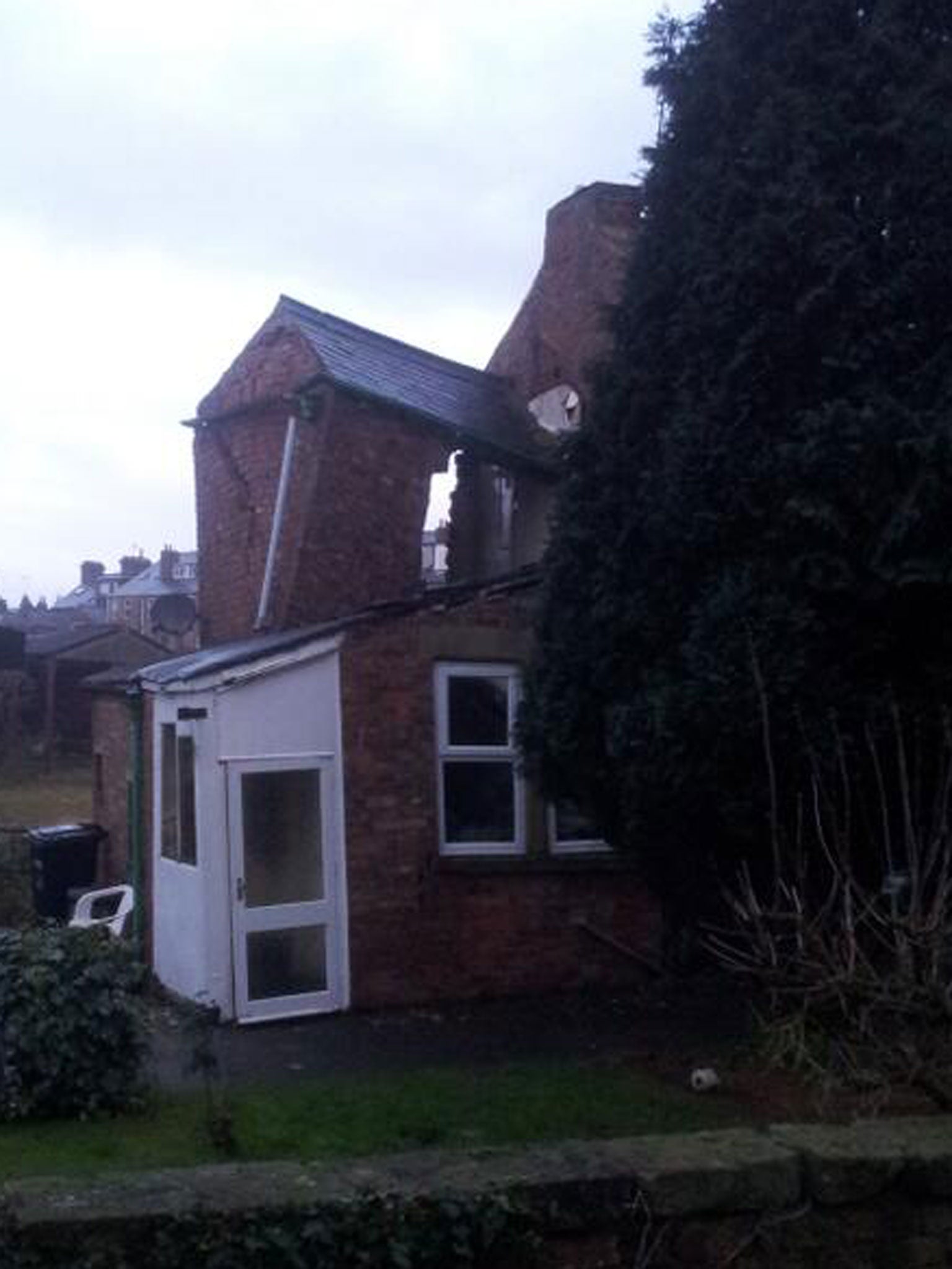 A sinkhole has caused extensive damage to a home in Ripon, north Yorkshire, leading to fears it could collapse completely and the evacuation of surrounding properties