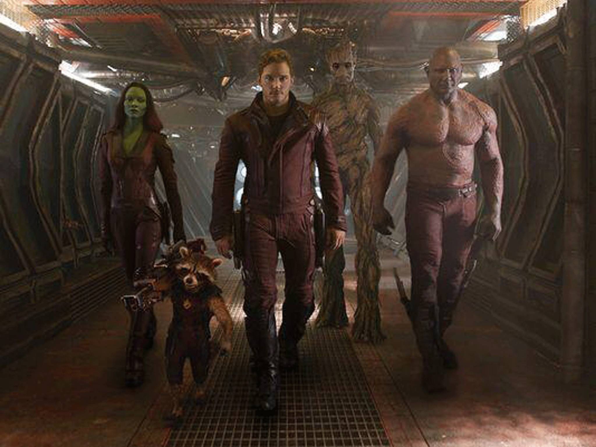 Chris Pratt stars in Guardians of the Galaxy