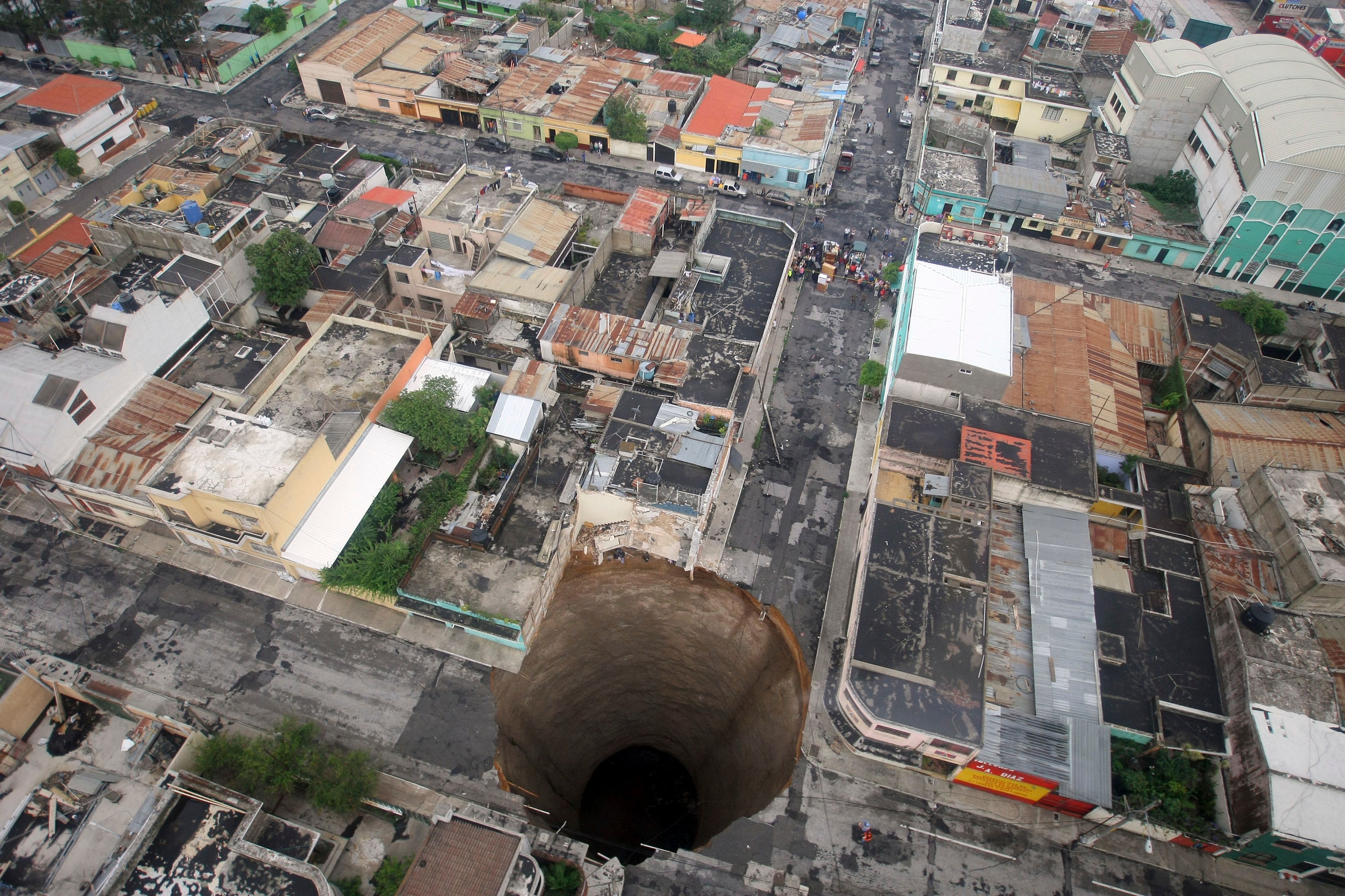 sinkhole house