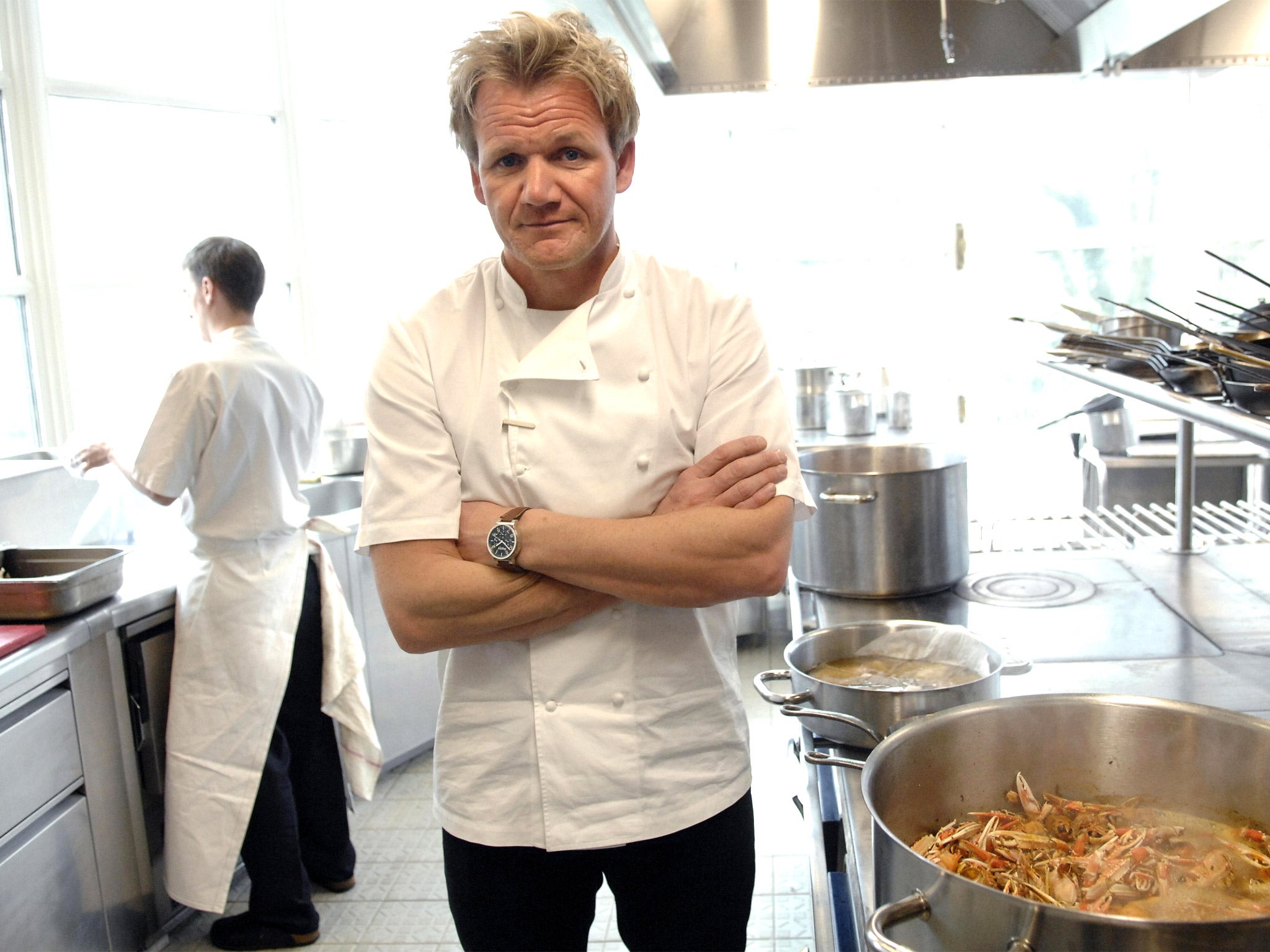 Crying shame: Gordon Ramsay shed tears after losing two stars last year