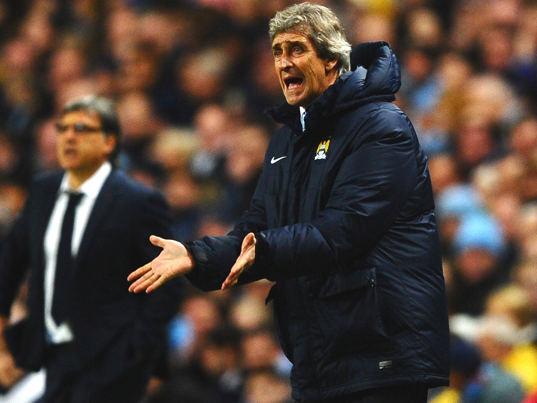 Manuel Pellegrini was furious over the decision to award Barcelona a penalty