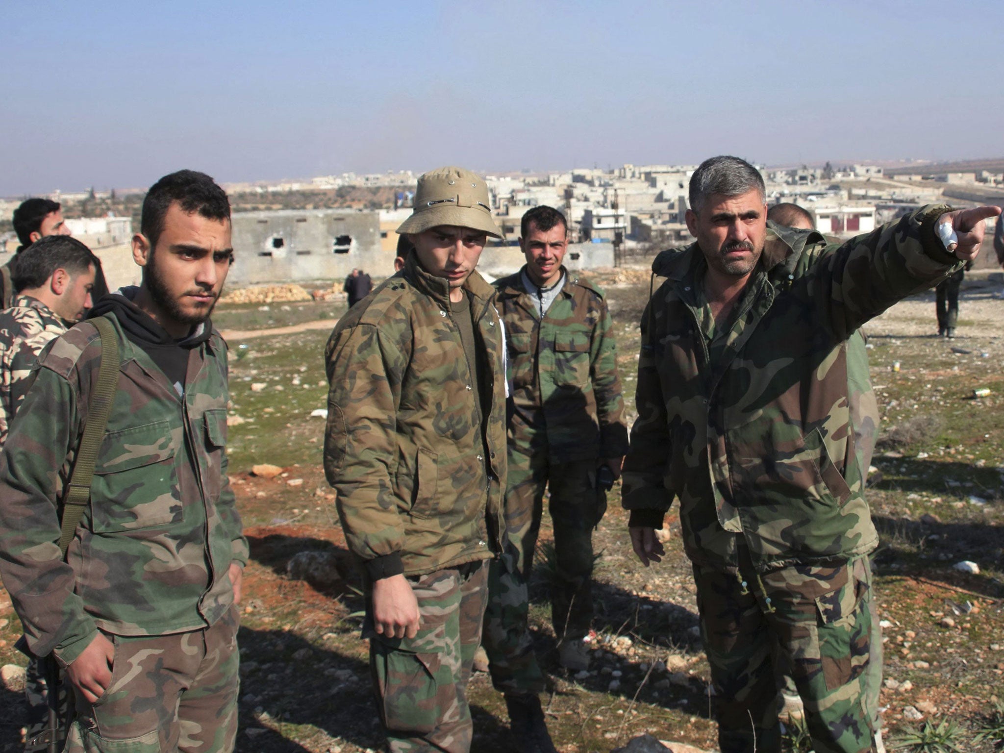 Division: Forces of Syria's Alawite (Shia) regime