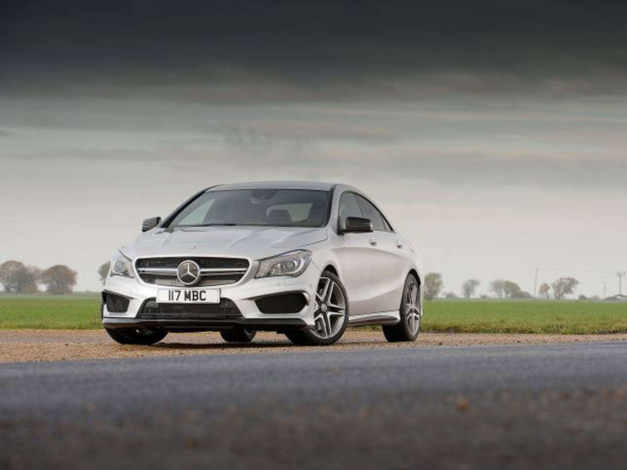 A four-wheel-drive system will help the CLA stick to the road like a Scalextric car on a toy track