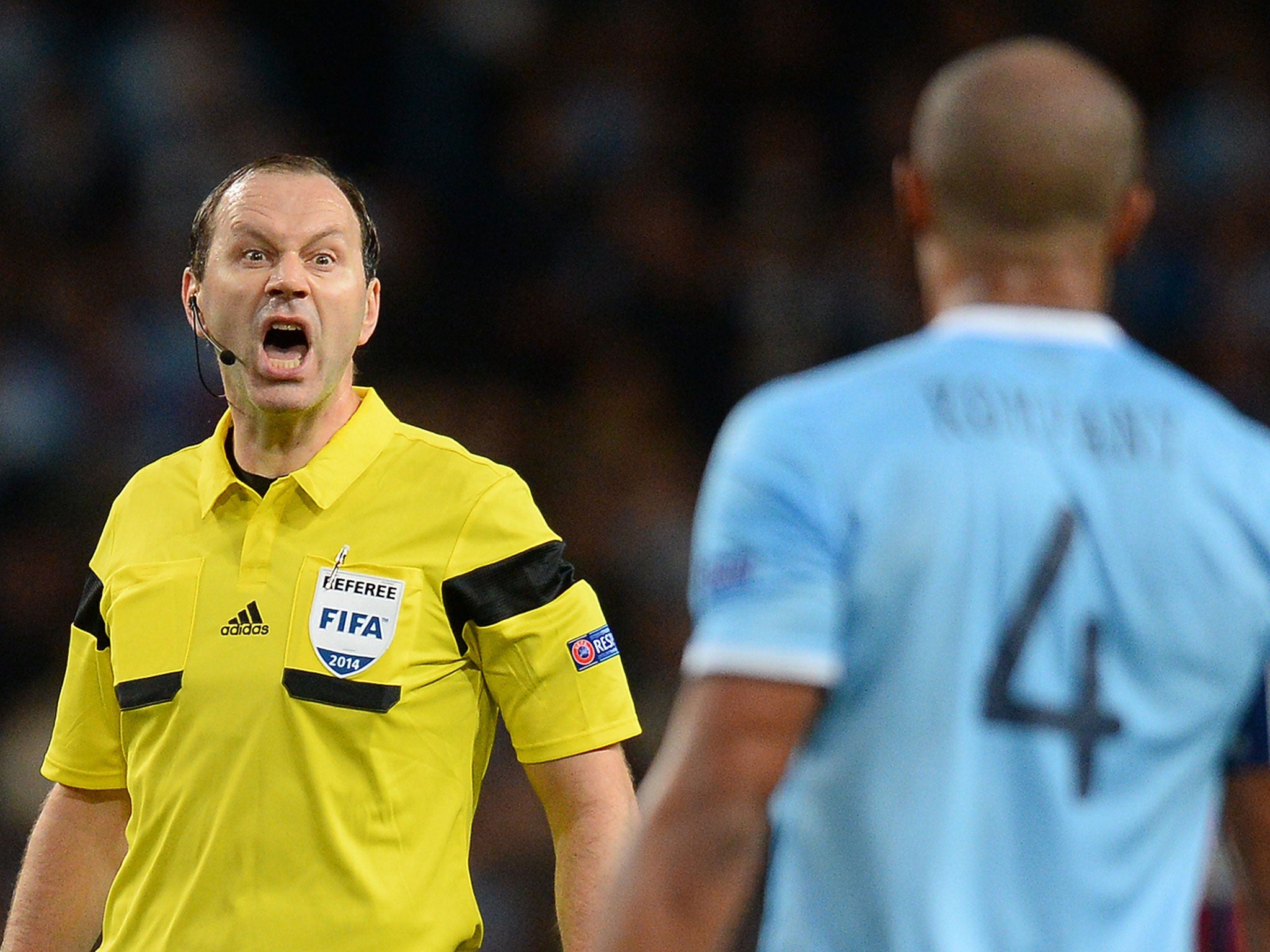 Jonas Eriksson’s decision to send off Demichelis changed the game but it was the correct call