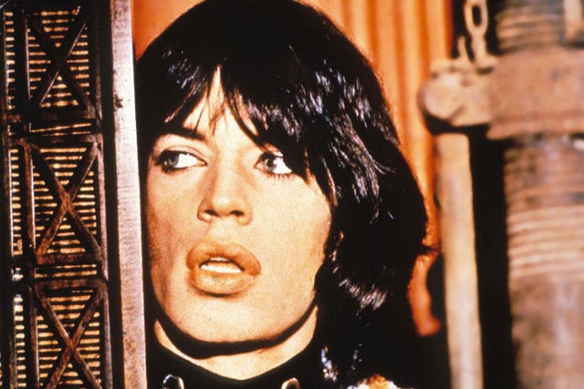 Mick Jagger, in 'Performance'