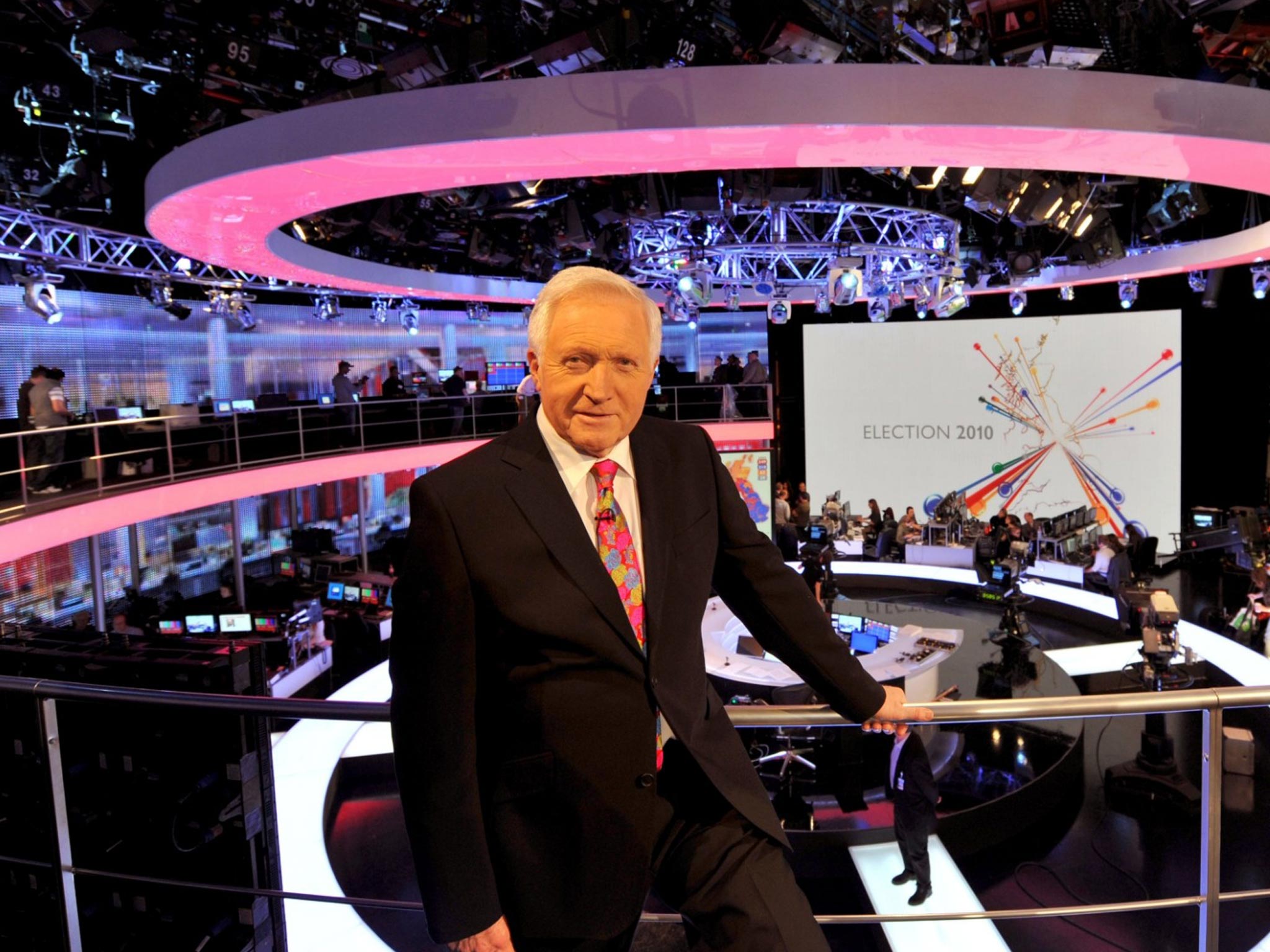 The face of the BBC's General Election coverage David Dimbleby