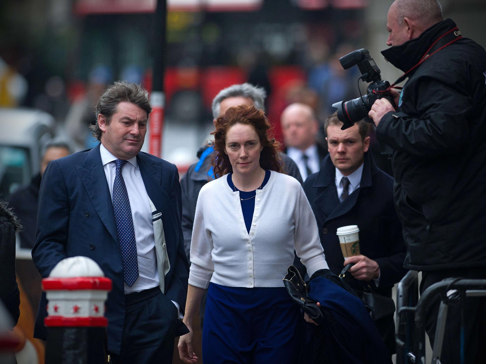 Rebekah Brooks arrives at the Old Bailey yesterday