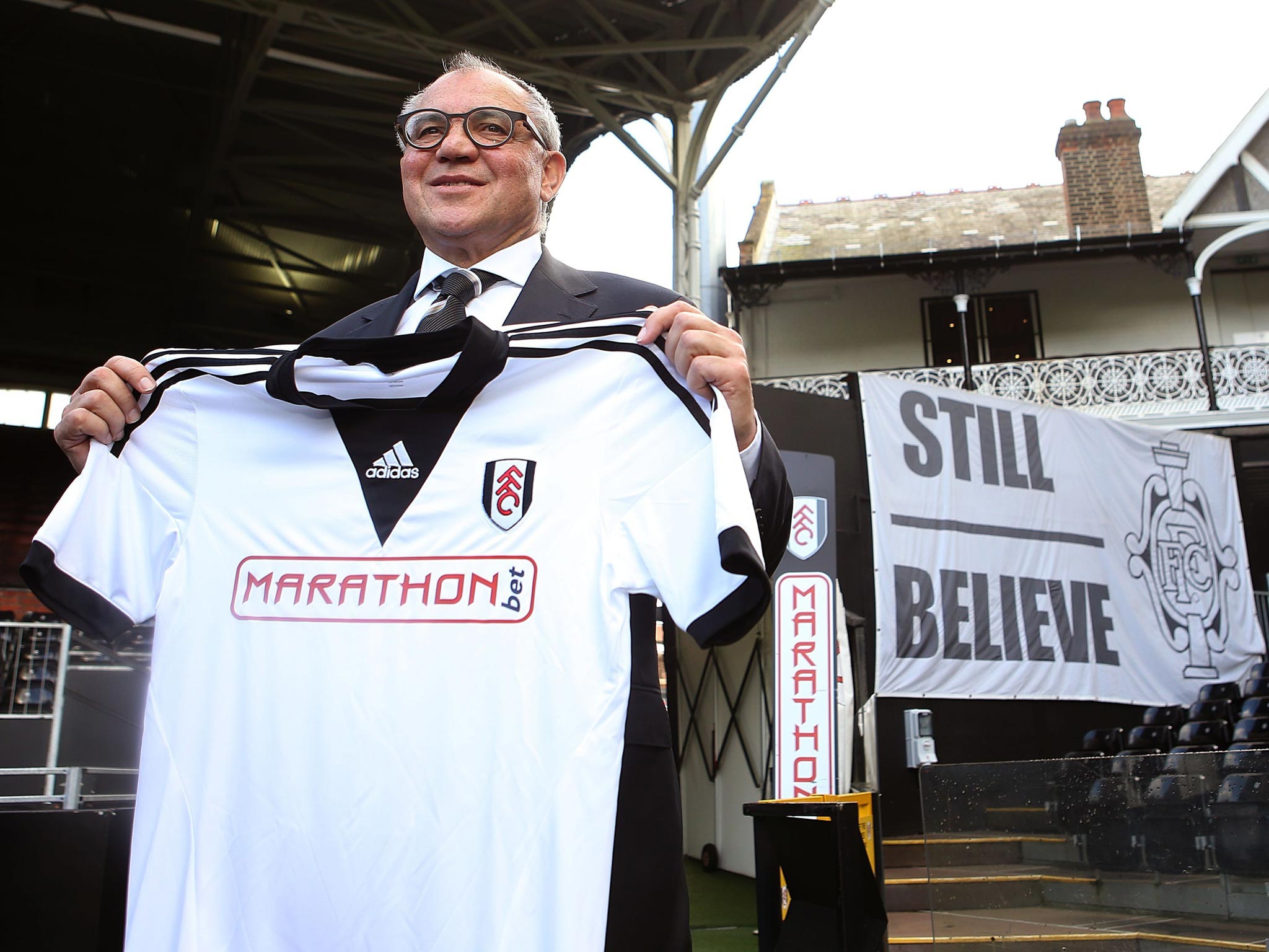 Felix Magath will take charge of his Fulham match against West Brom