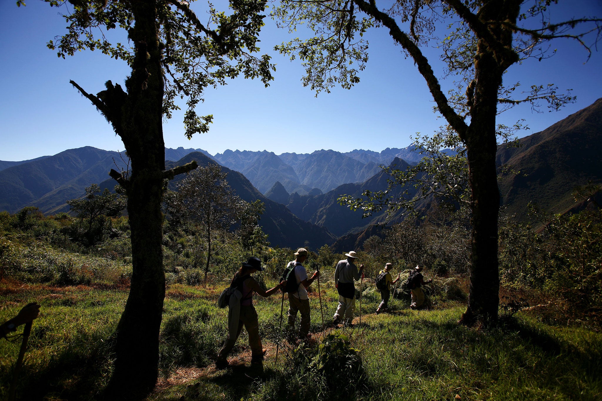Quest for an idyll: trekkers on their way to Machu Picchu