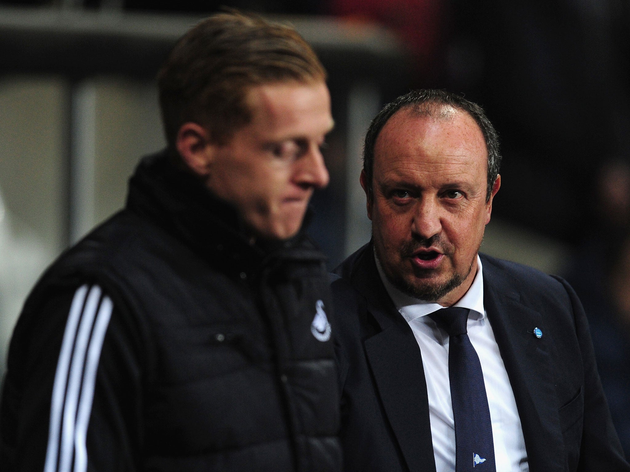Garry Monk has been tipped with a 'good future' by Napoli's Rafa Benitez following their 0-0 draw with Swansea