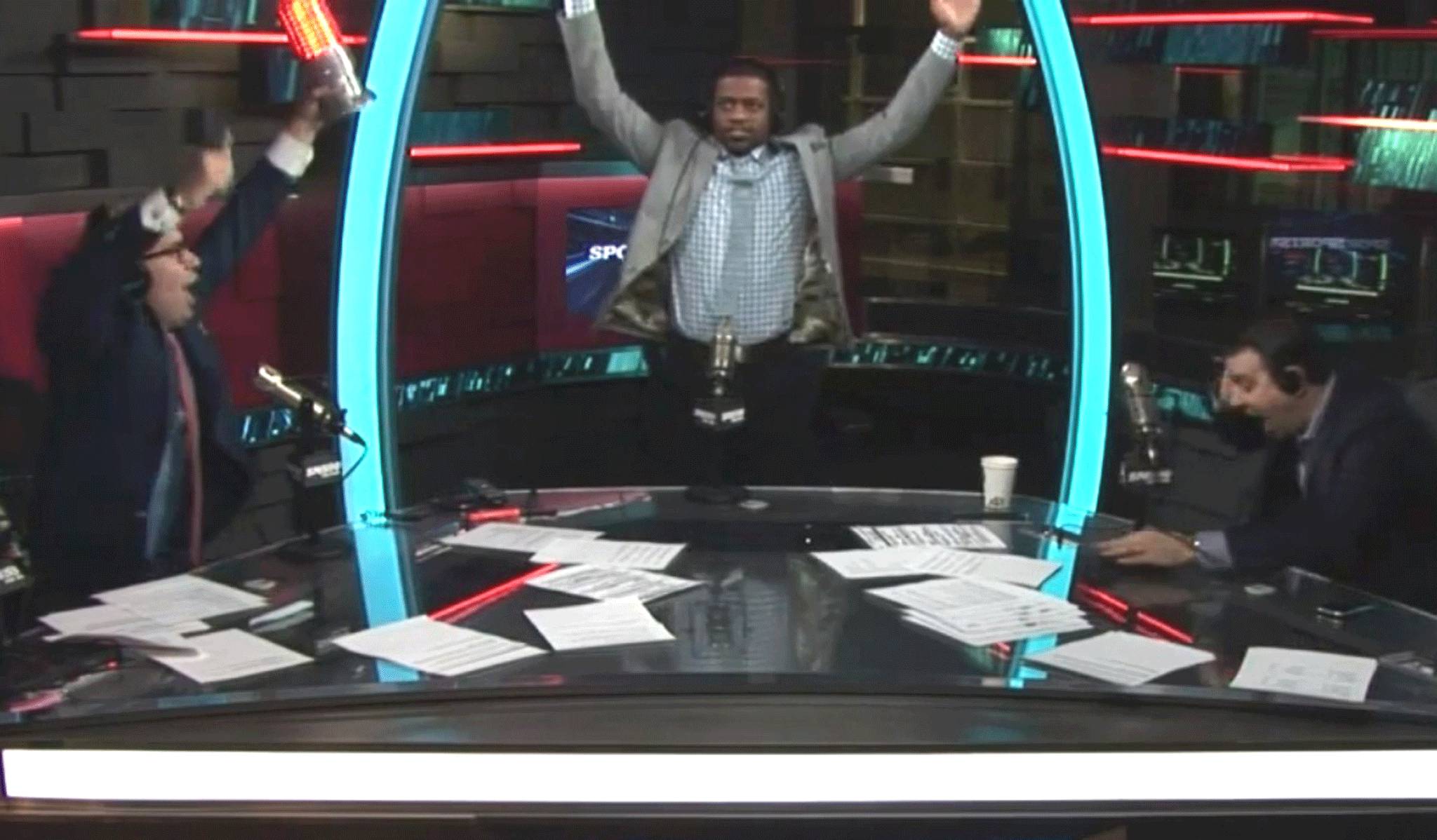 Fists were pumped in the Sports Net Canada studio