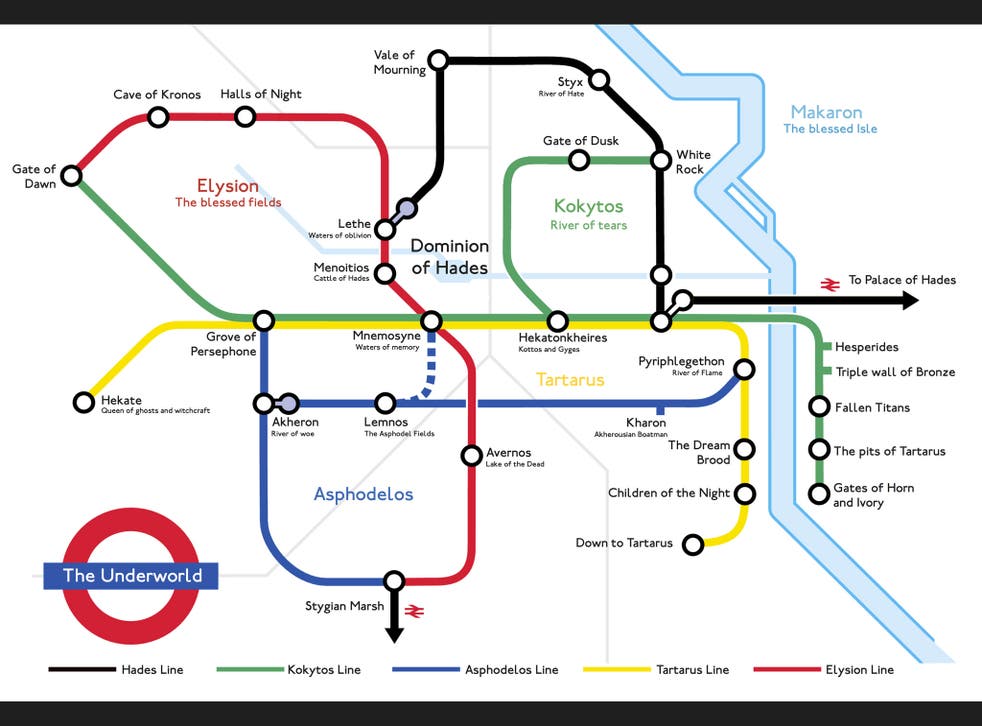 An alternative version of the London Underground tube map by the Iris Project
