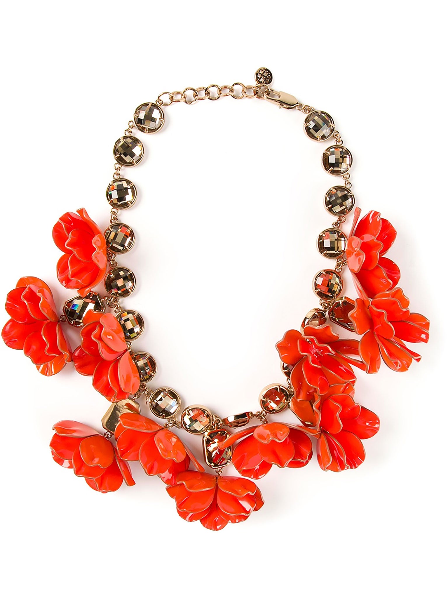 Floral necklace from Tory Burch, £427, farfetch.com