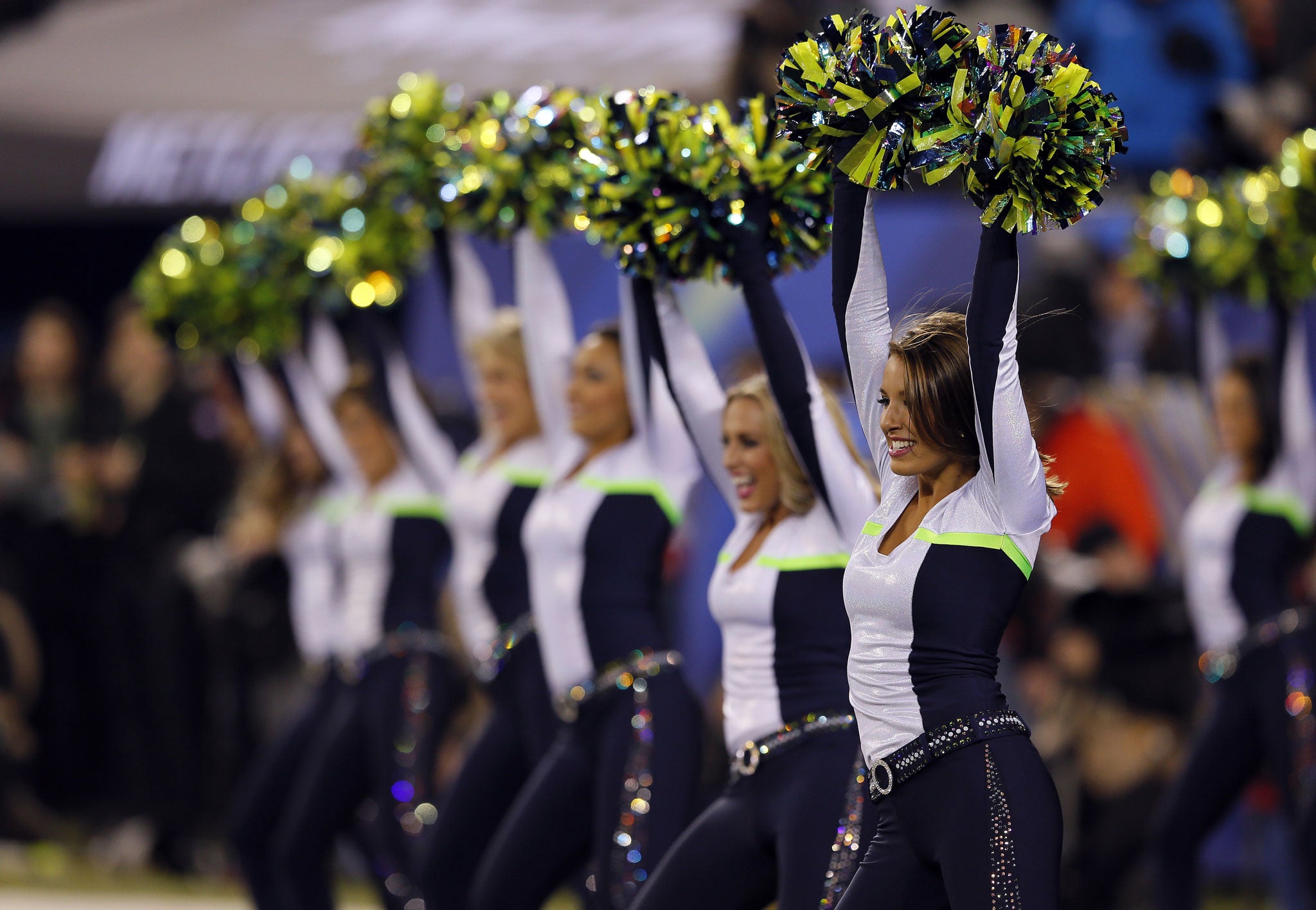 seattle seahawks pom poms