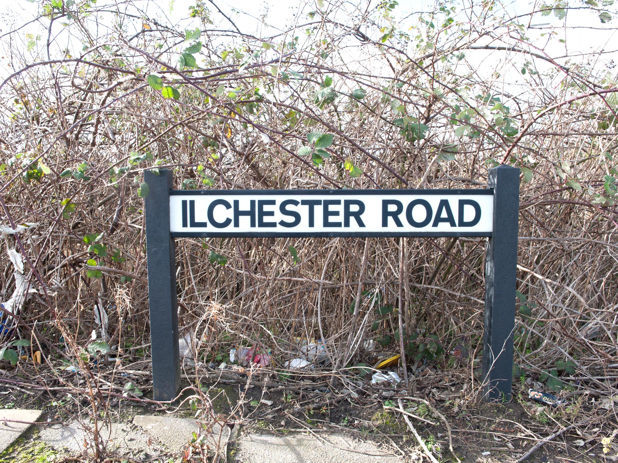 Part of what used to be an estate of more than 600 houses