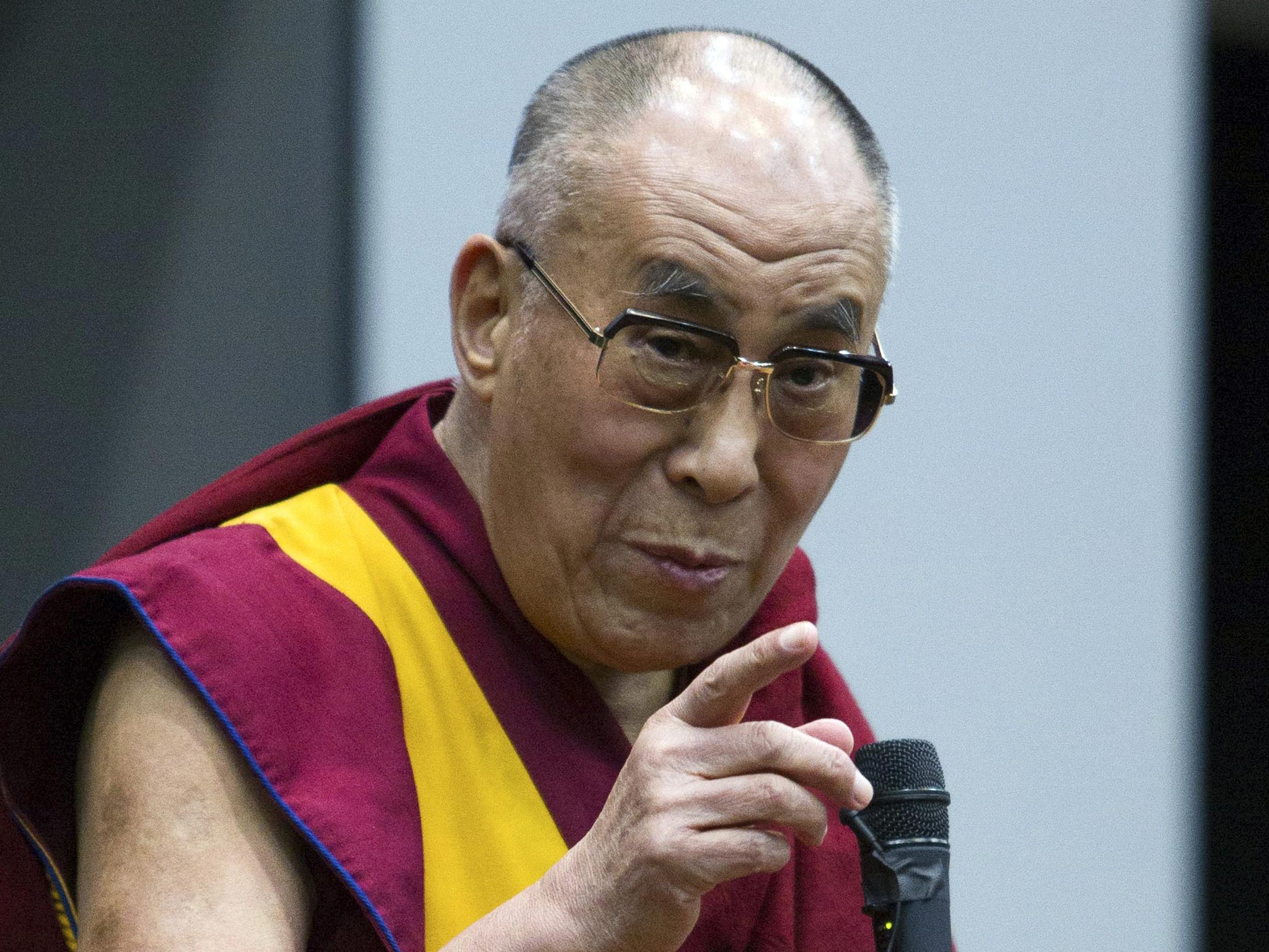 The Dalai Lama said homsexuality was "individuals' business"