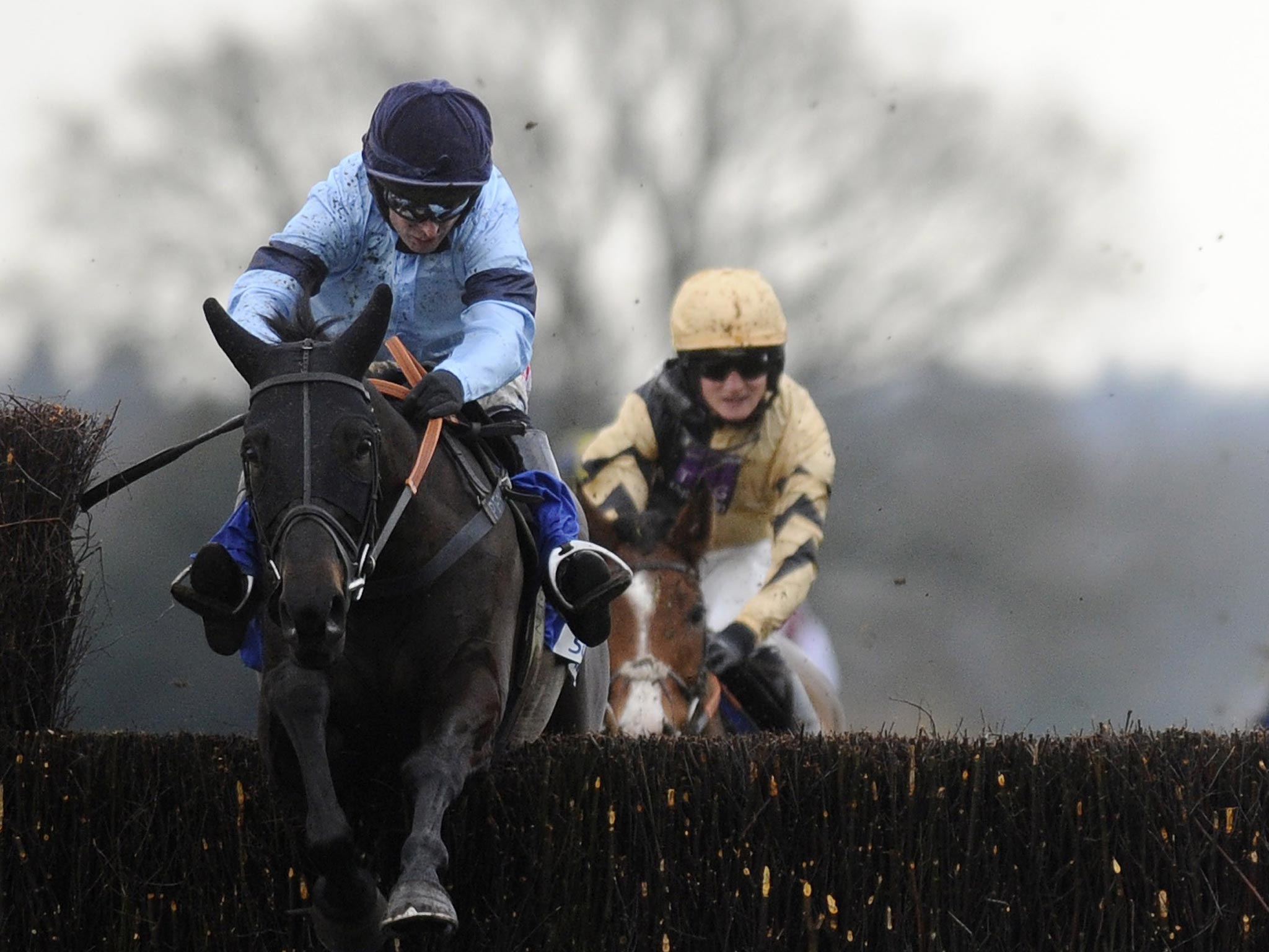 Bury Parade, who goes in the BetBright Chase at Kempton today, wins at Ascot last month