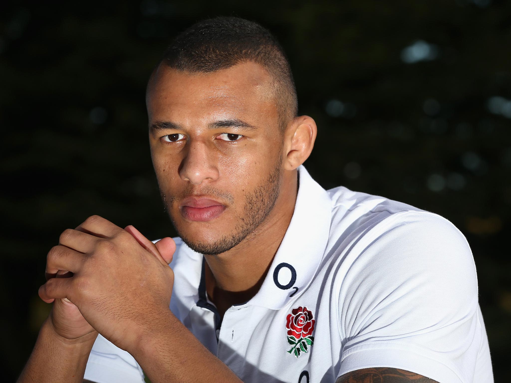 Courtney Lawes looks every inch the part in an England shirt