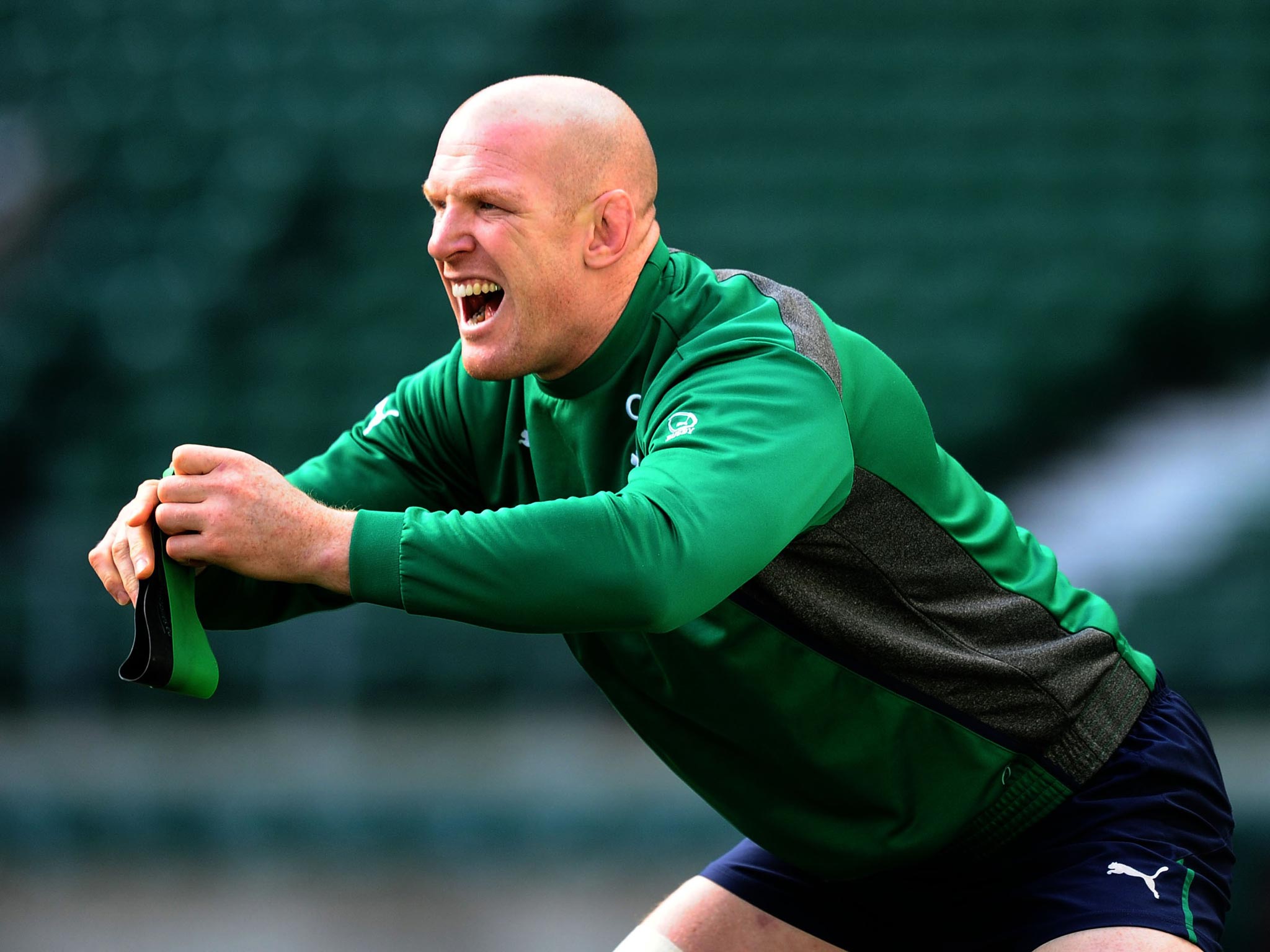 Lock Paul O’Connell will provide the driving force behind the Irish
maul at Twickenham today
