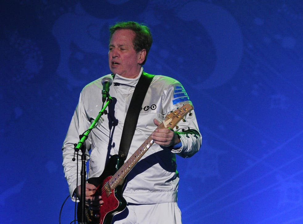 Bob Casale played with DEVO at the Winter Olympics in Vancouver
in 2010