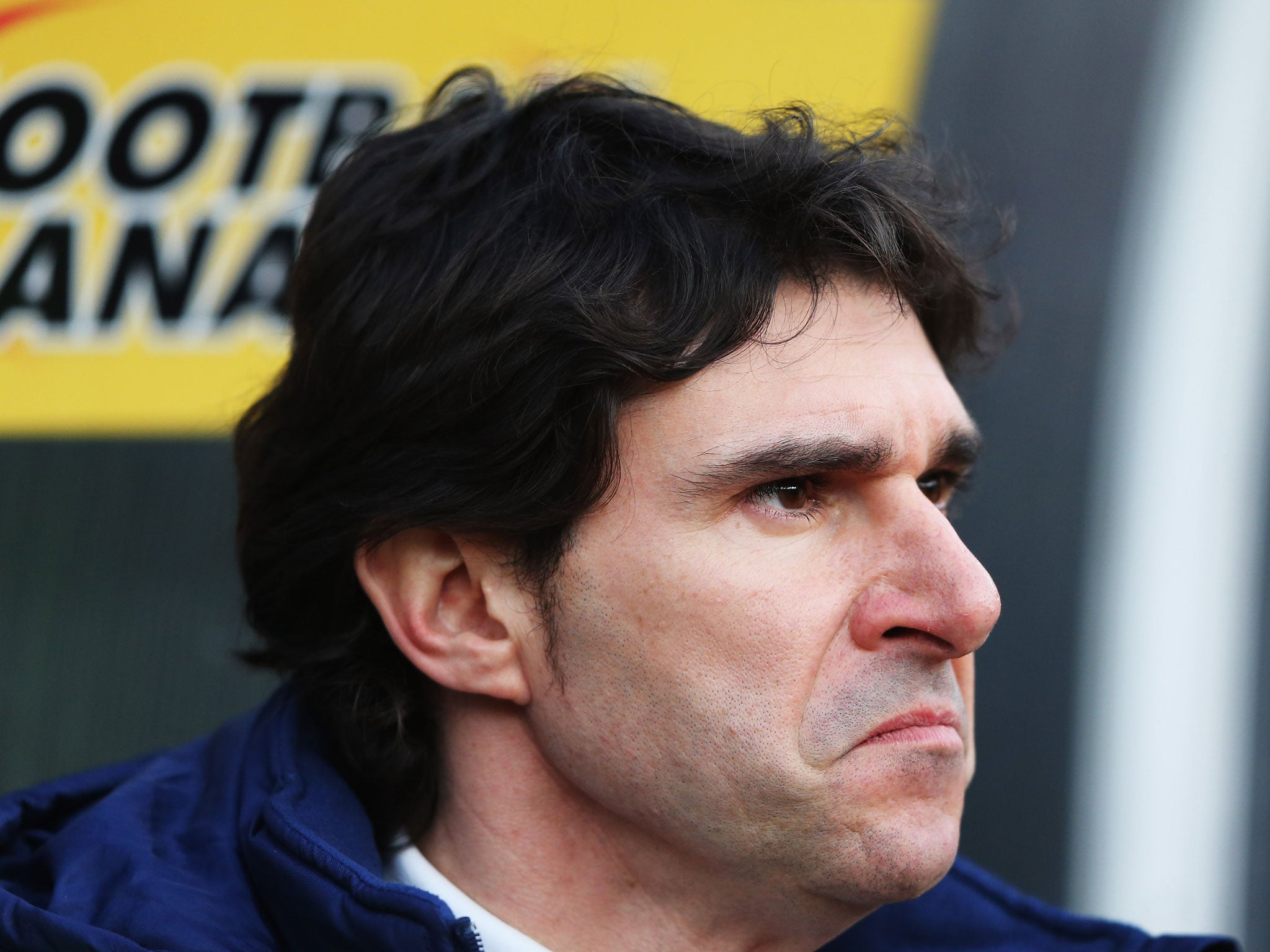 Middlesbrough boss Aitor Karanka looks on during his side's 0-0 draw with Leeds