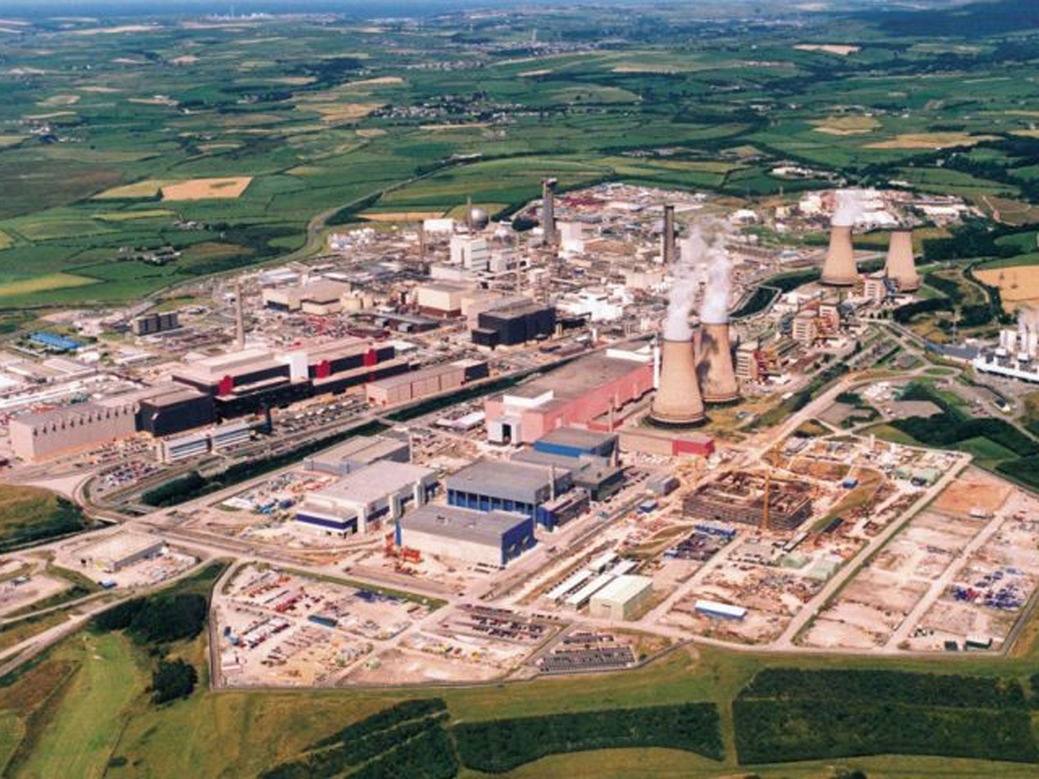 Sellafield nuclear plant in Cumbria