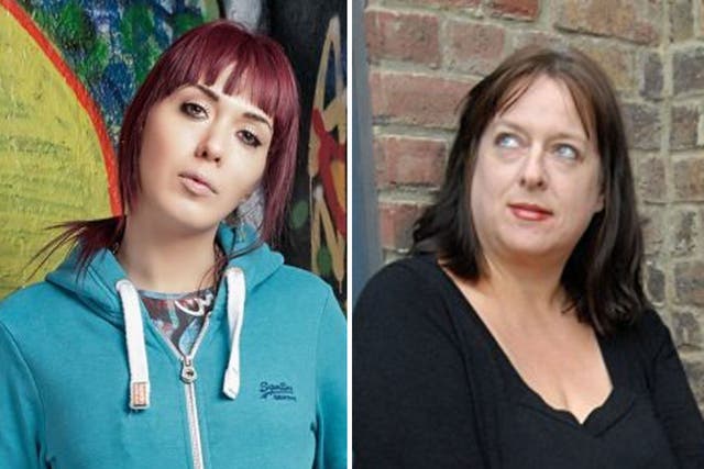 War of words: An article in The Spectator about ‘intersectionality’ by Julie Burchill (right) came out on the same day as the podcast with Paris Lees was recorded 