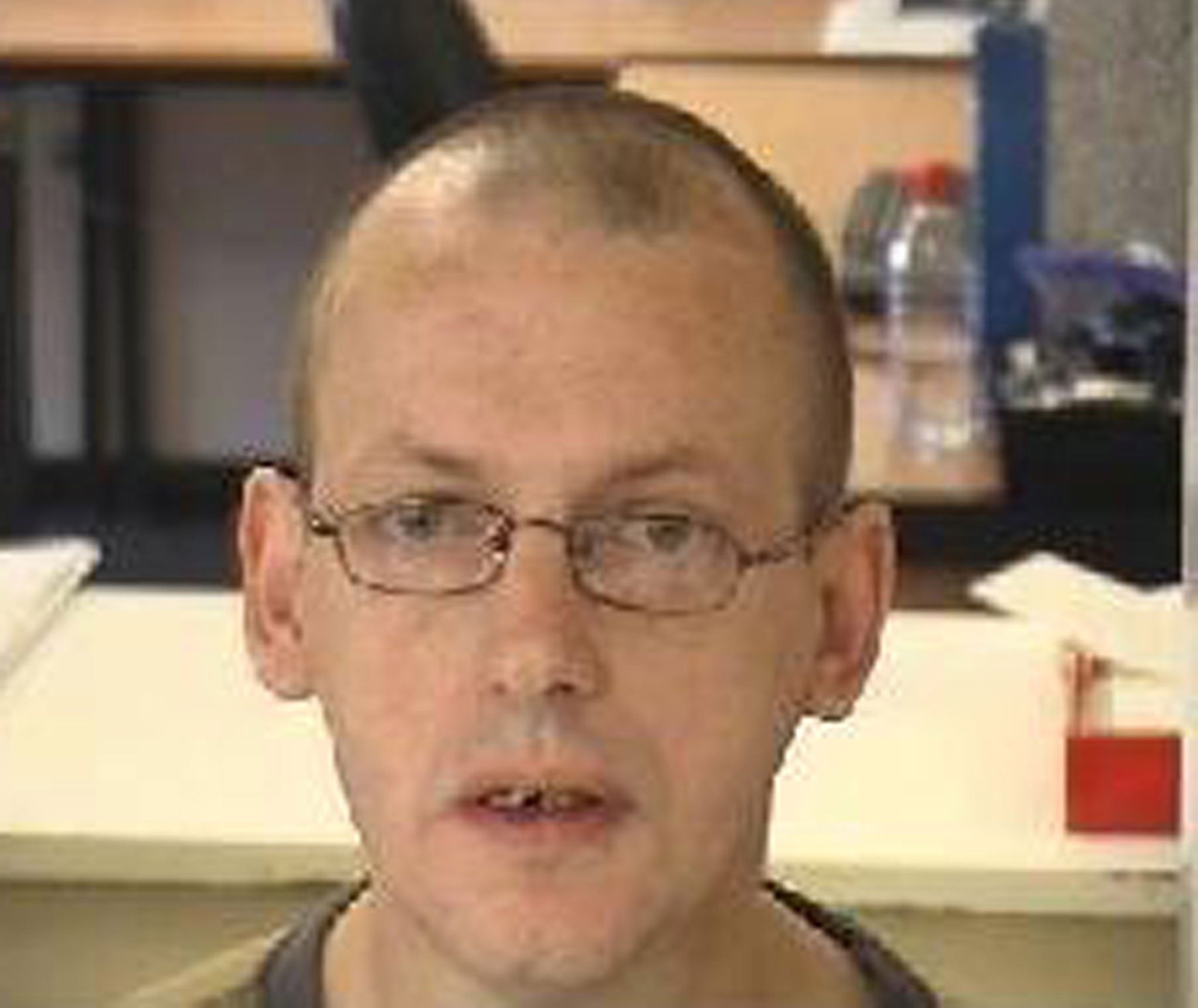 Undated handout photo issued by Greater Manchester Police of Paul Maxwell, 49, who has escaped while on day release with prison staff in Rochdale town centre