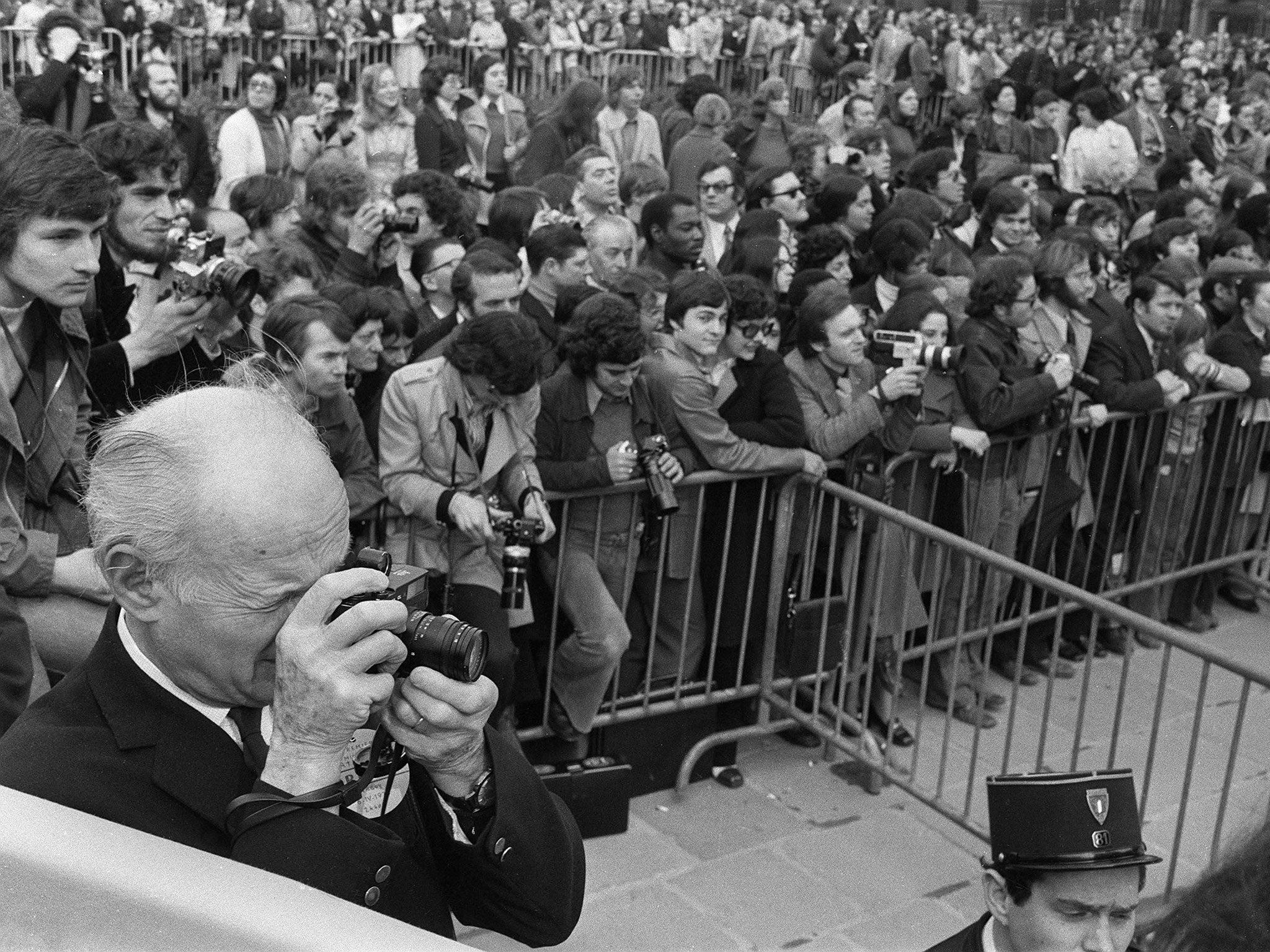 Photographer Henri Cartier-Bresson in 1974 (AFP/Getty Images)