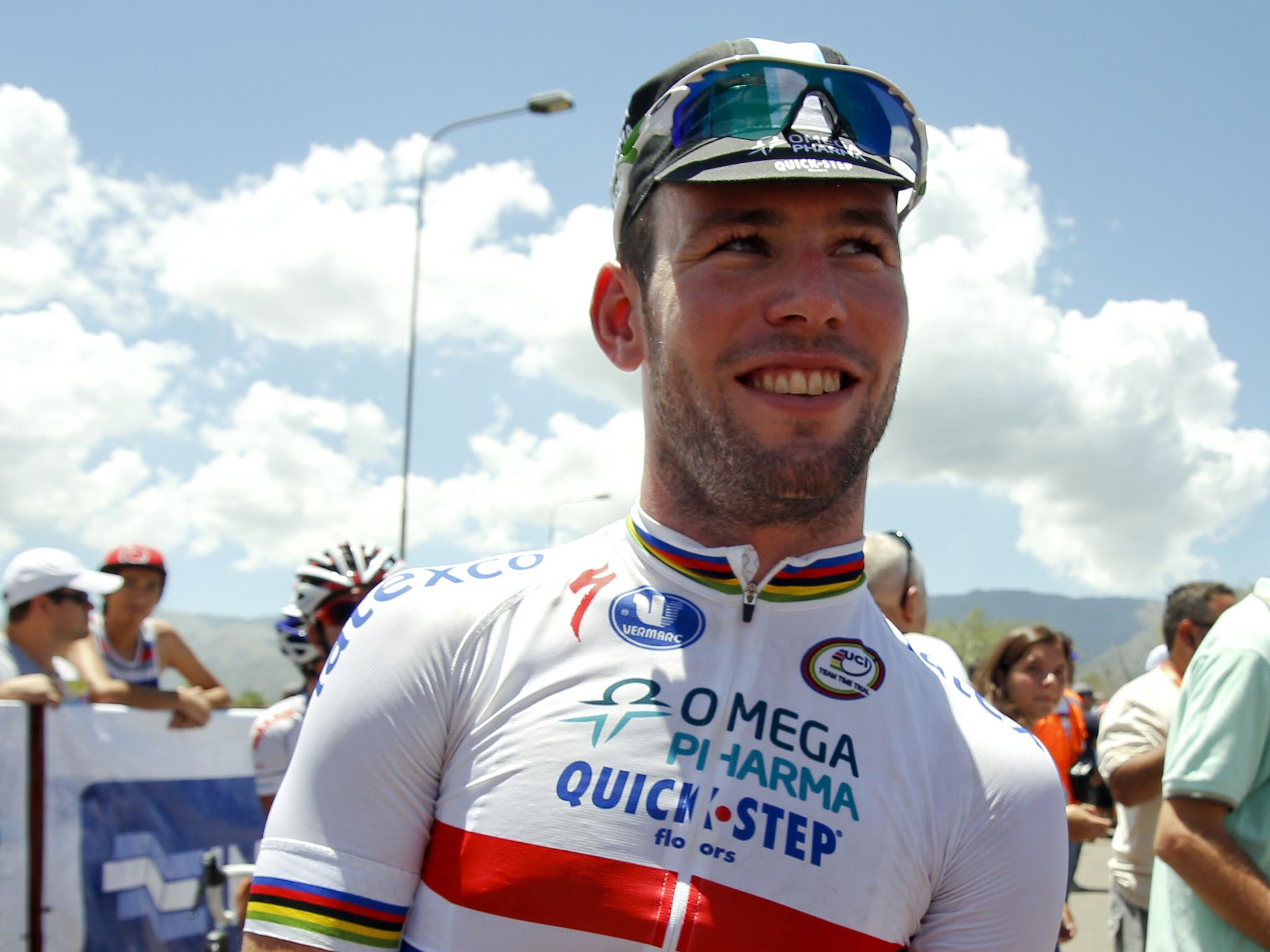 Mark Cavendish sprinted to his first win of the season on stage five of the Volta ao Algarve