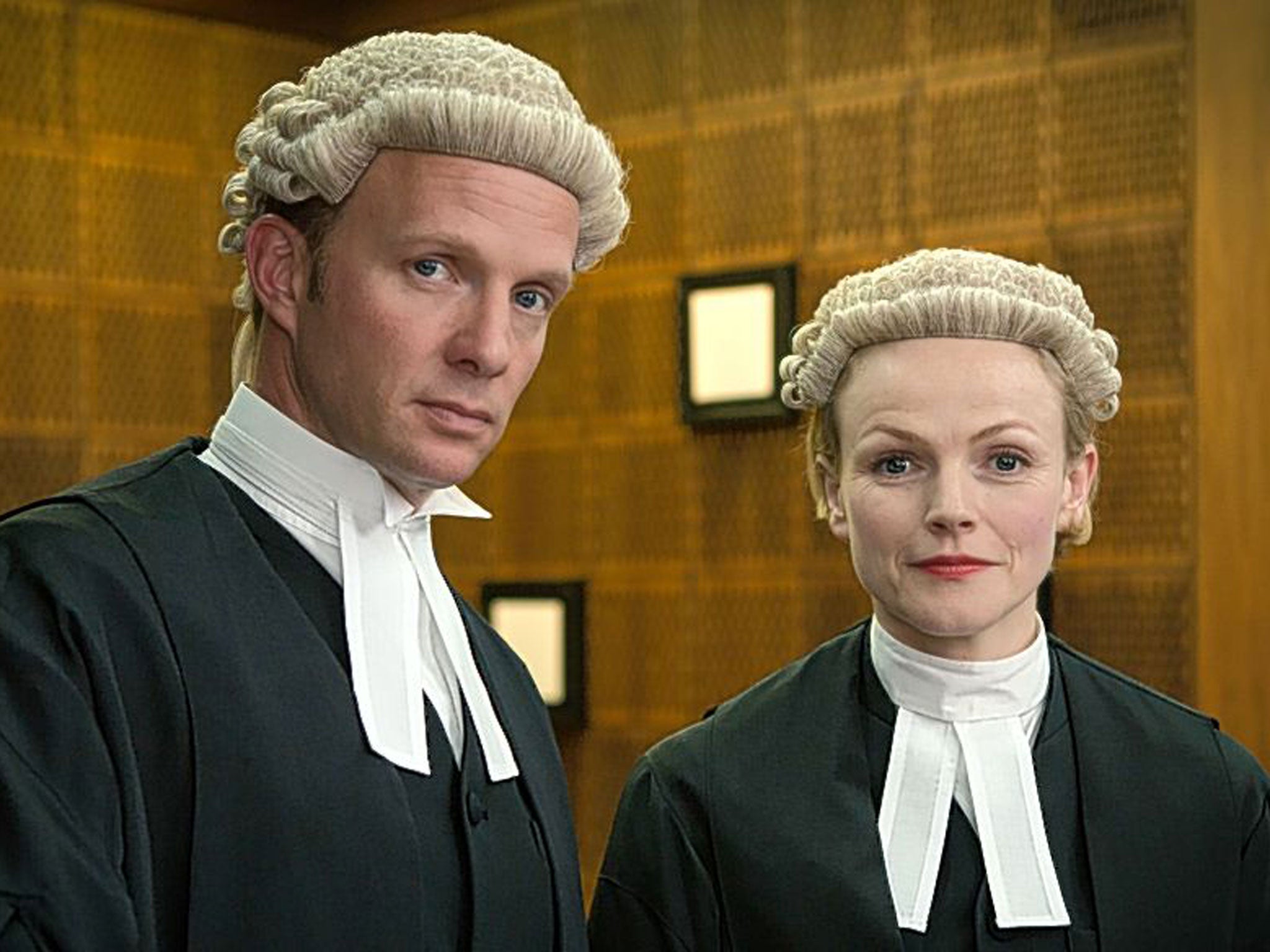 Rupert Penry-Jones, with Maxine Peake in ‘Silk’, feared becoming typecast playing chiselled good guys