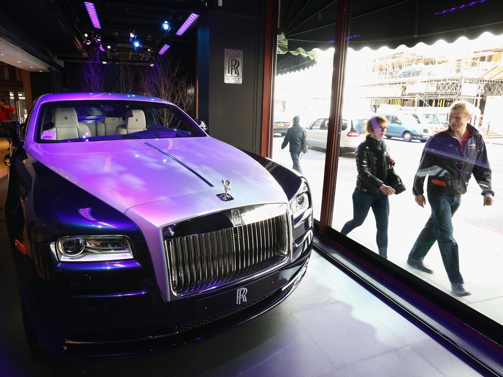 Rich ride: Rolls-Royce developed the Wraith (left) with a younger
clientele in mind