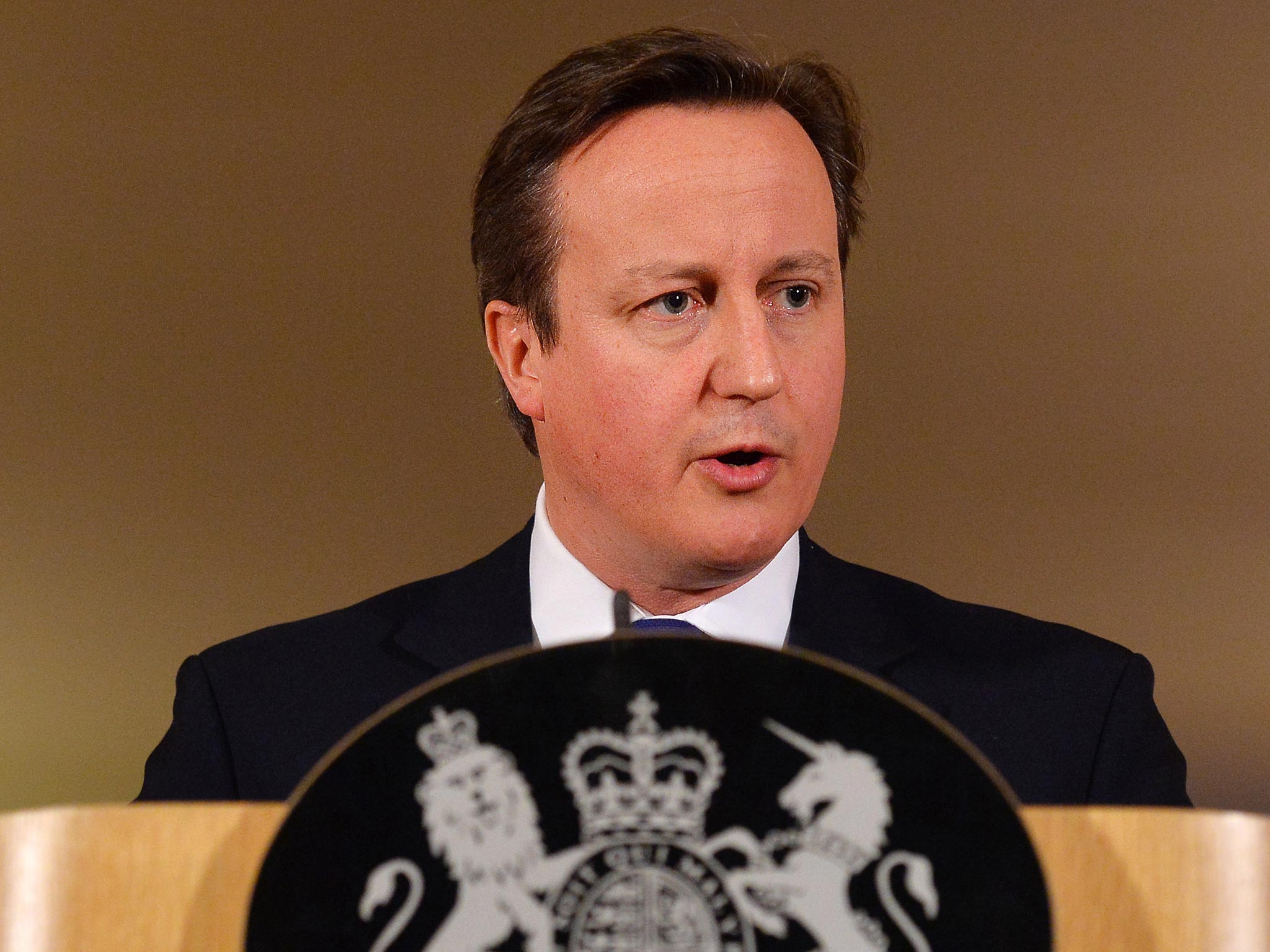 David Cameron does not want to enter into another coalition if there is another hung parliament
