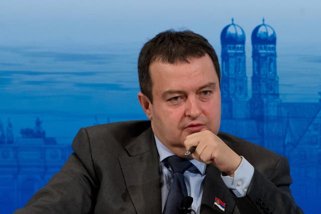 Serbian Prime Minister Ivica Dacic faces a battle to be re-elected next month 