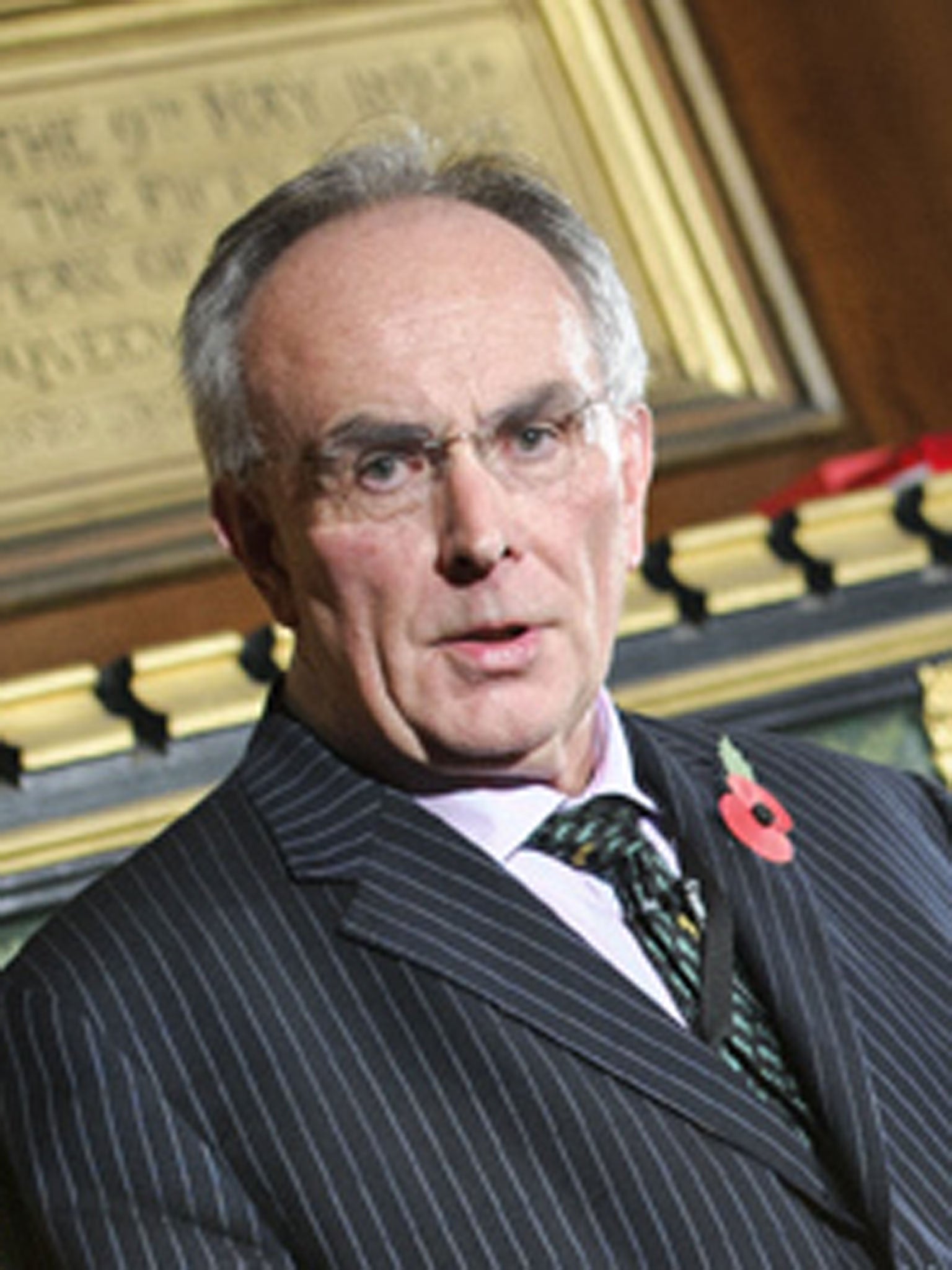 Peter Bone said that he was questioned by police about the funding of residential care for his mother-in-law