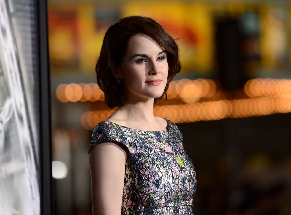 Michelle Dockery at the LA premiere for Non-Stop, in which she plays gutsy air hostess Nancy alongside Liam Neeson