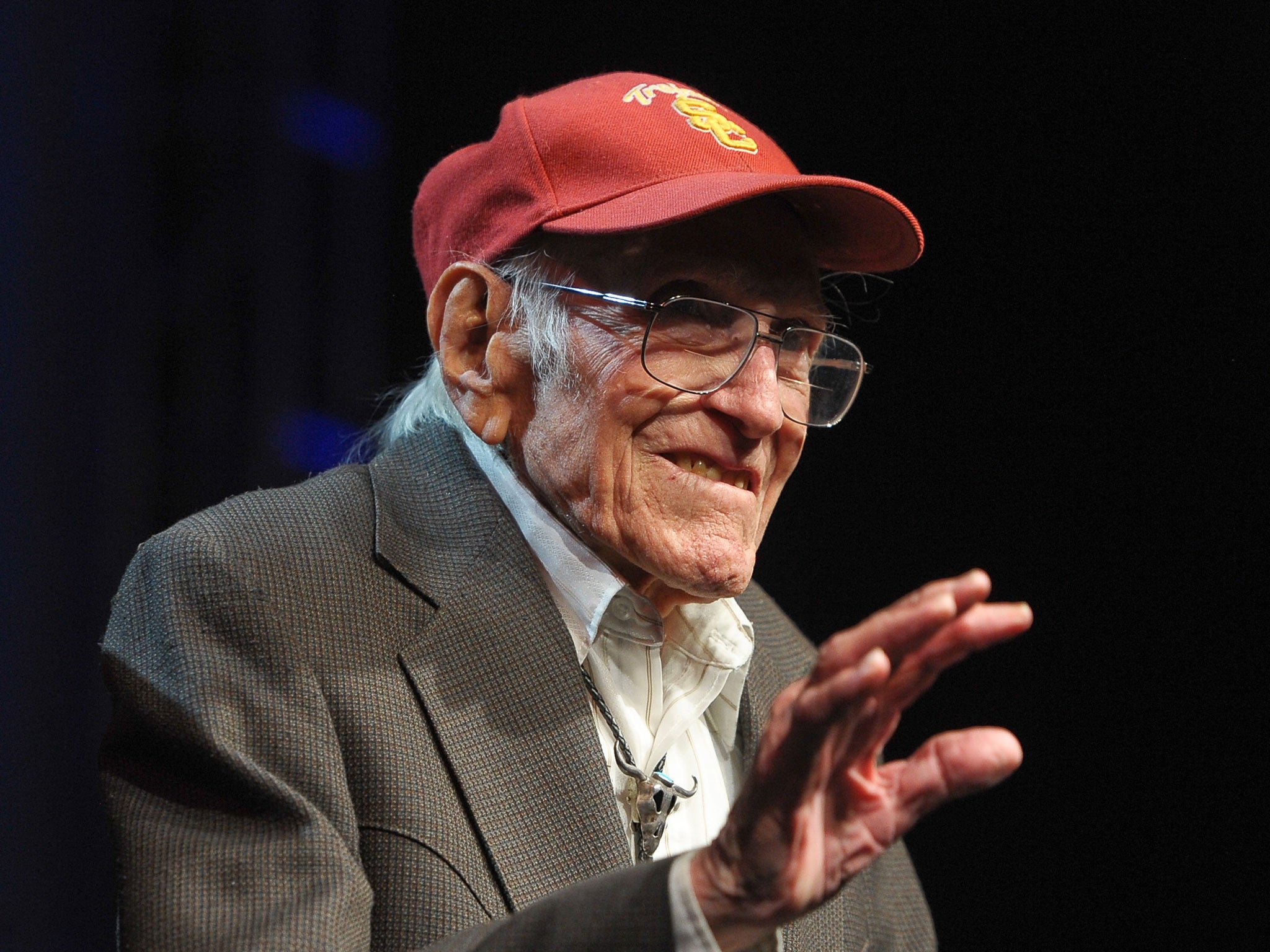 Louis Zamperini, former Olympian