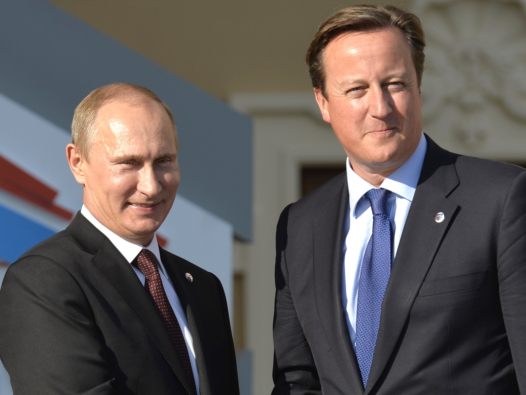 David Cameron has developed close links with Vladimir Putin